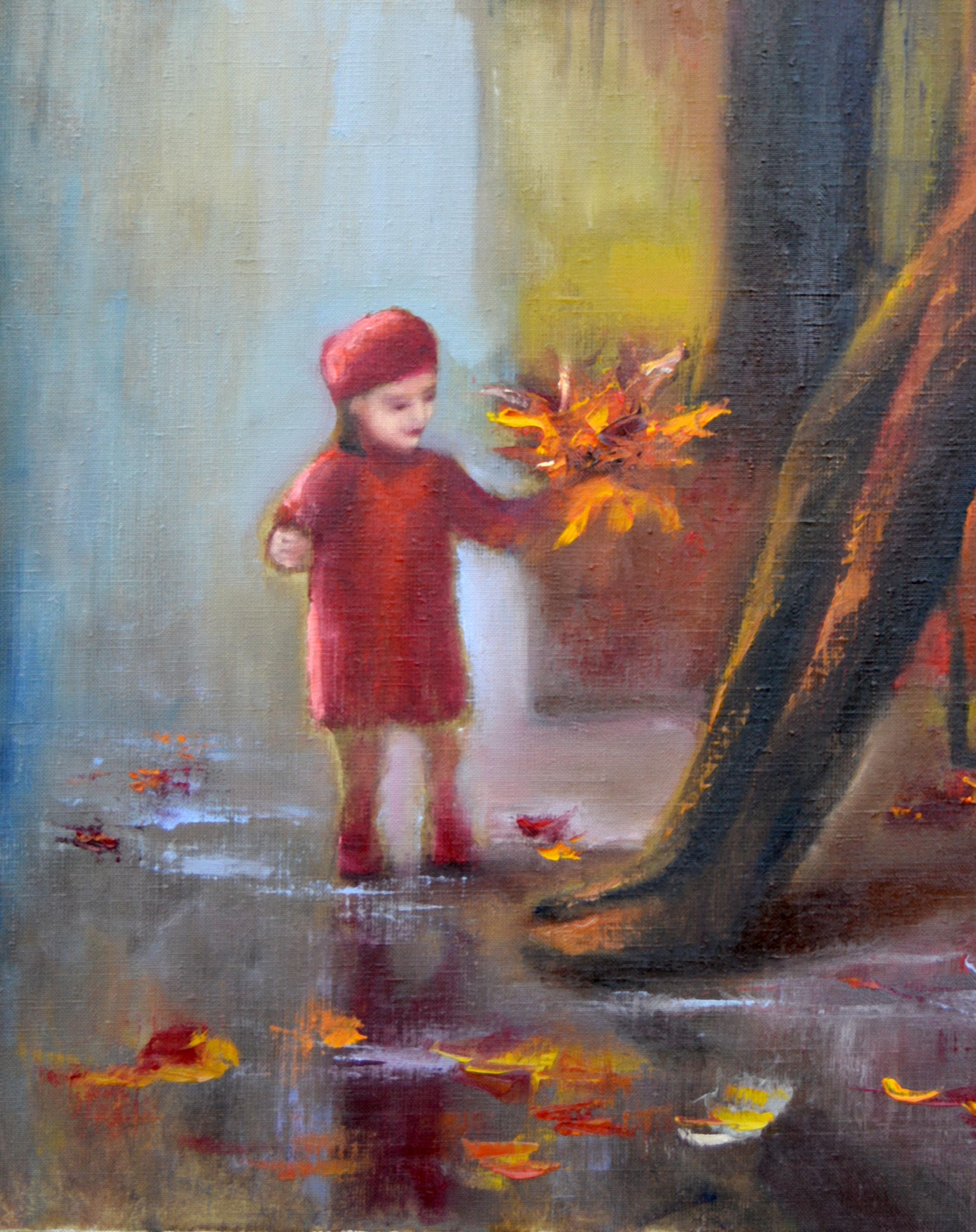 Parque urbano - Painting Expresionista de Elena Lukina