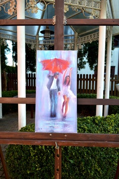 Dancing in the rain 60X30 oil