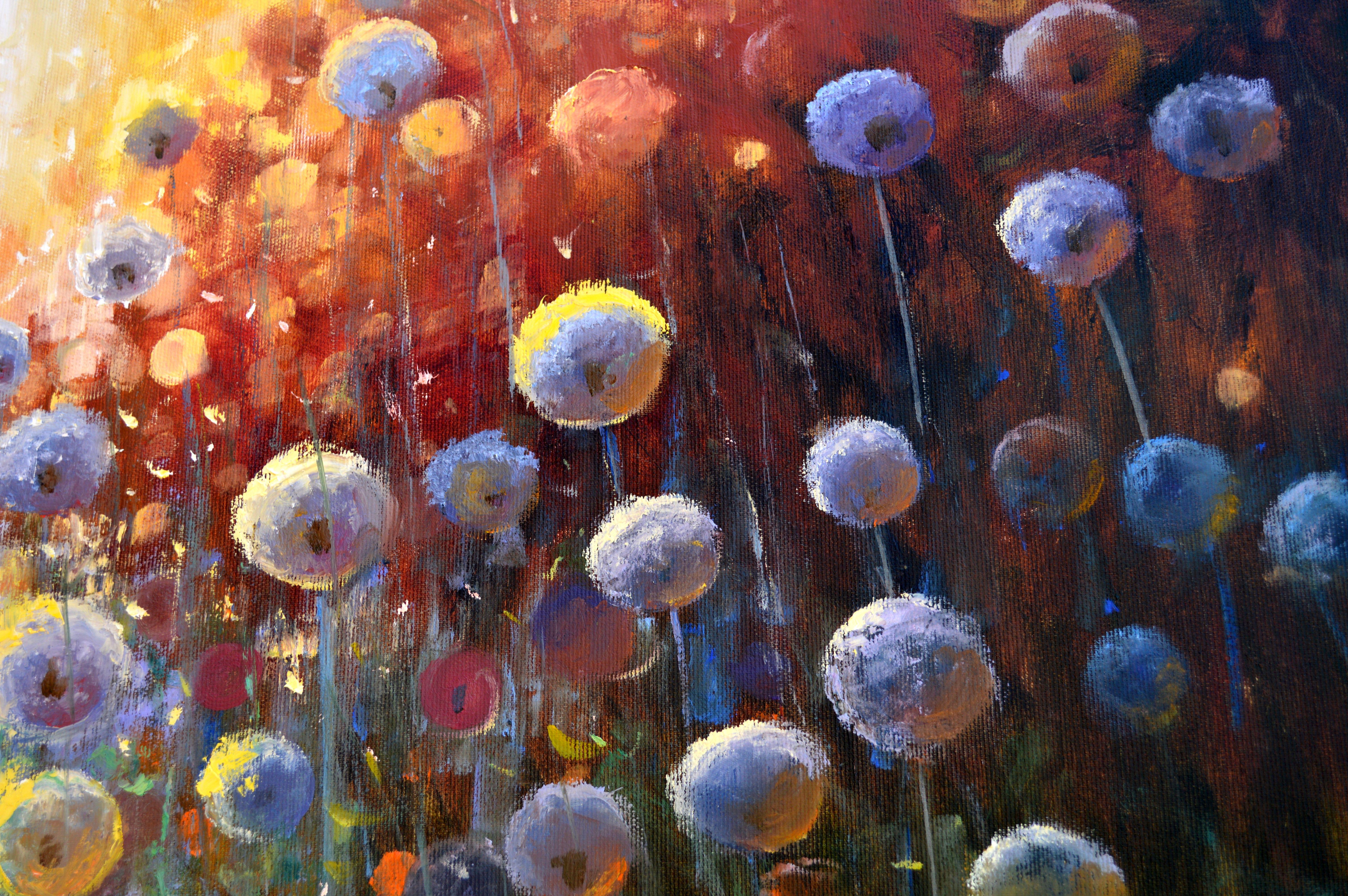 Dandelions bei Sonnenaufgang 70X90 im Angebot 5