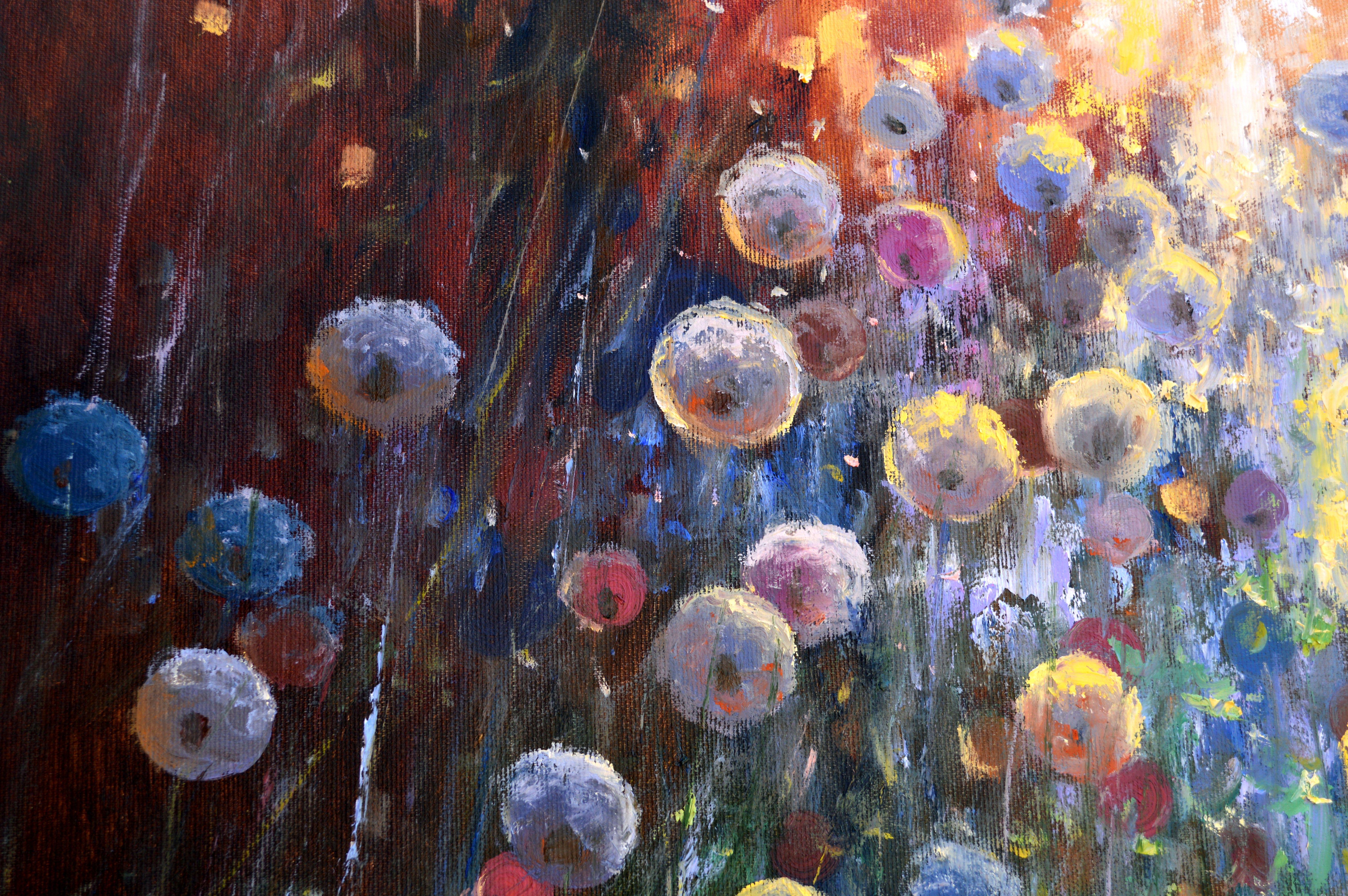 Dandelions bei Sonnenaufgang 70X90 im Angebot 7