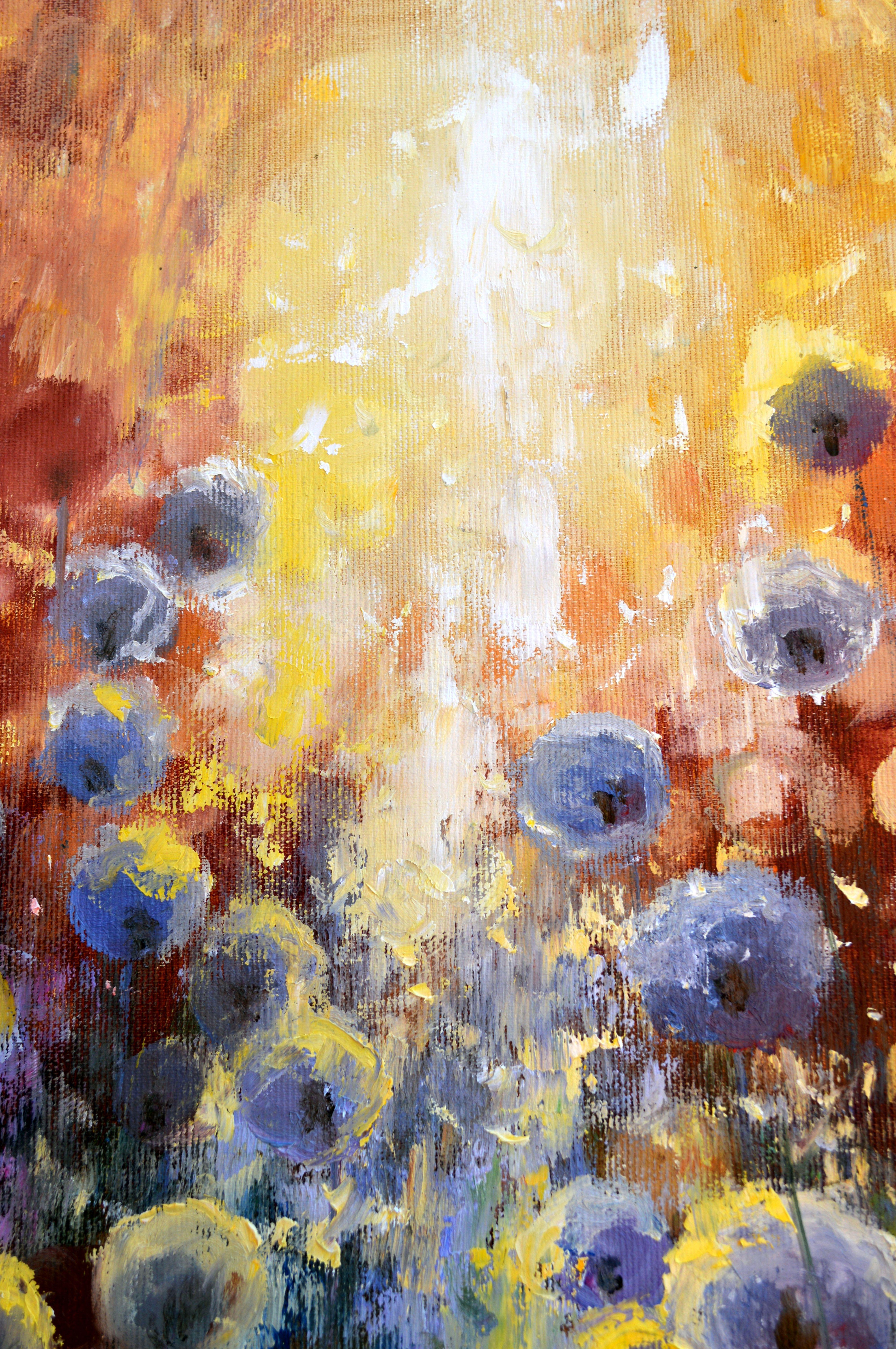 Dandelions bei Sonnenaufgang 70X90 im Angebot 13