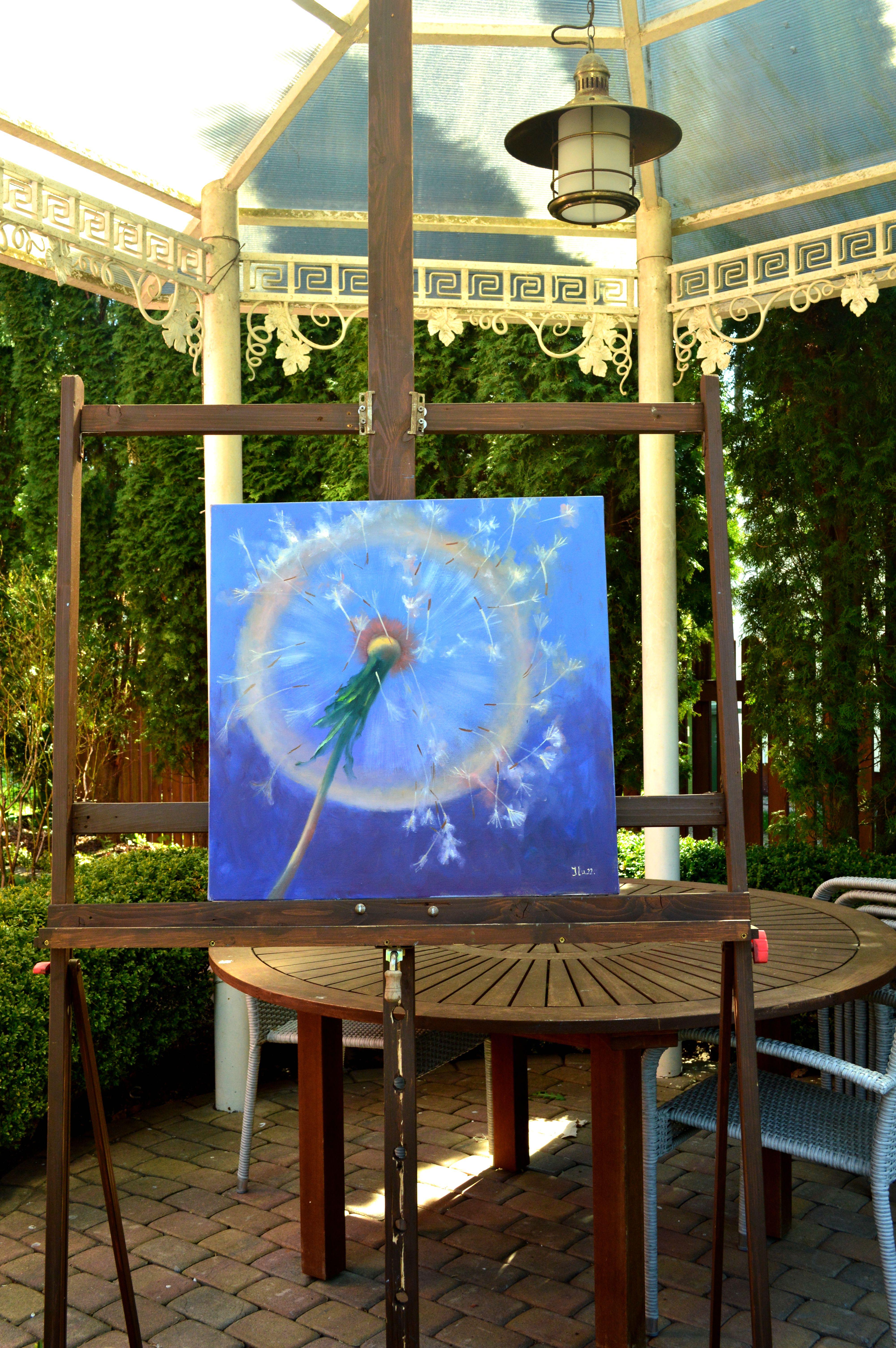 Dandelions in flight 60X60 For Sale 2