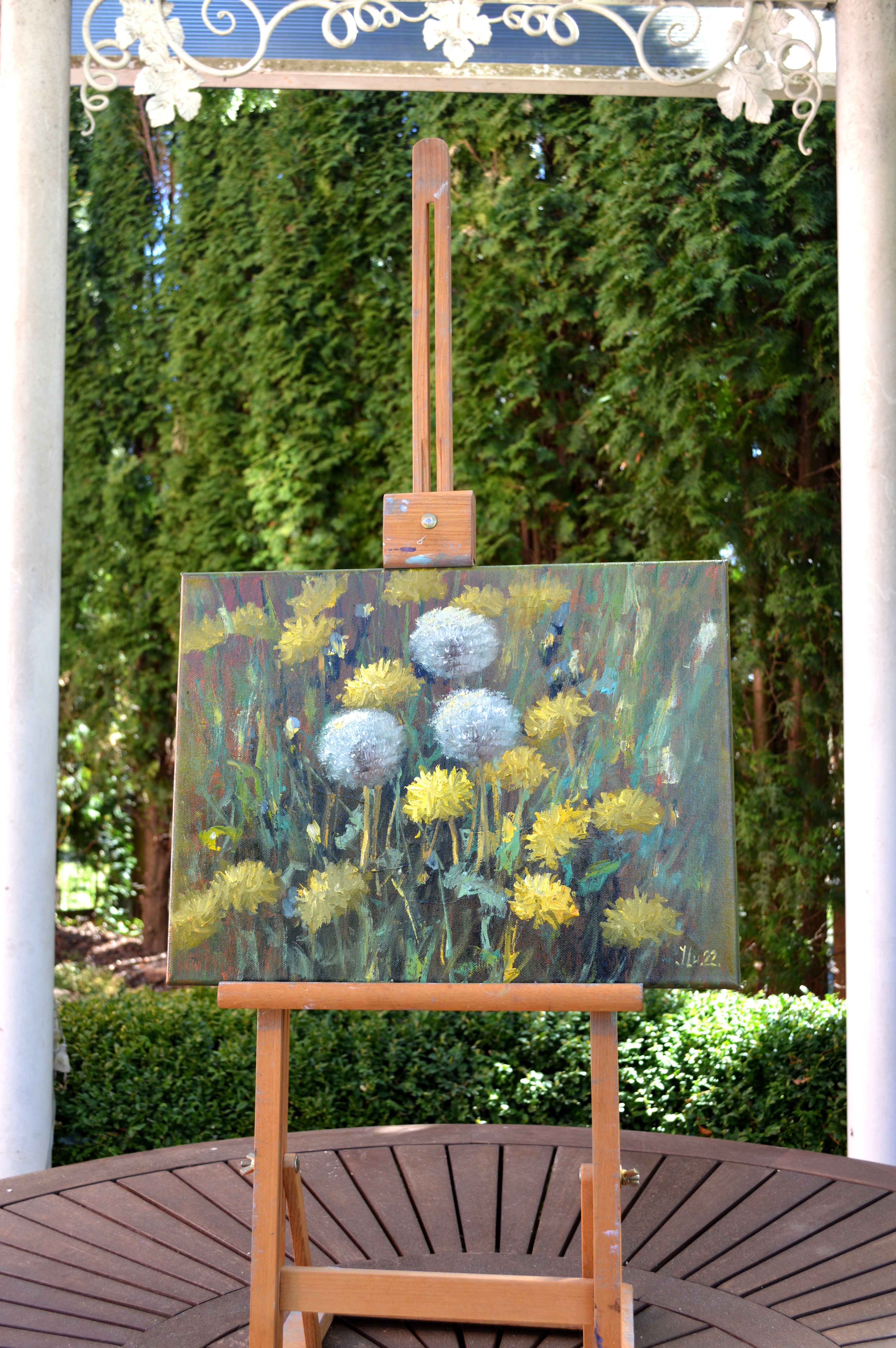 Löwenzahn auf der Wiese 30X40 im Angebot 6