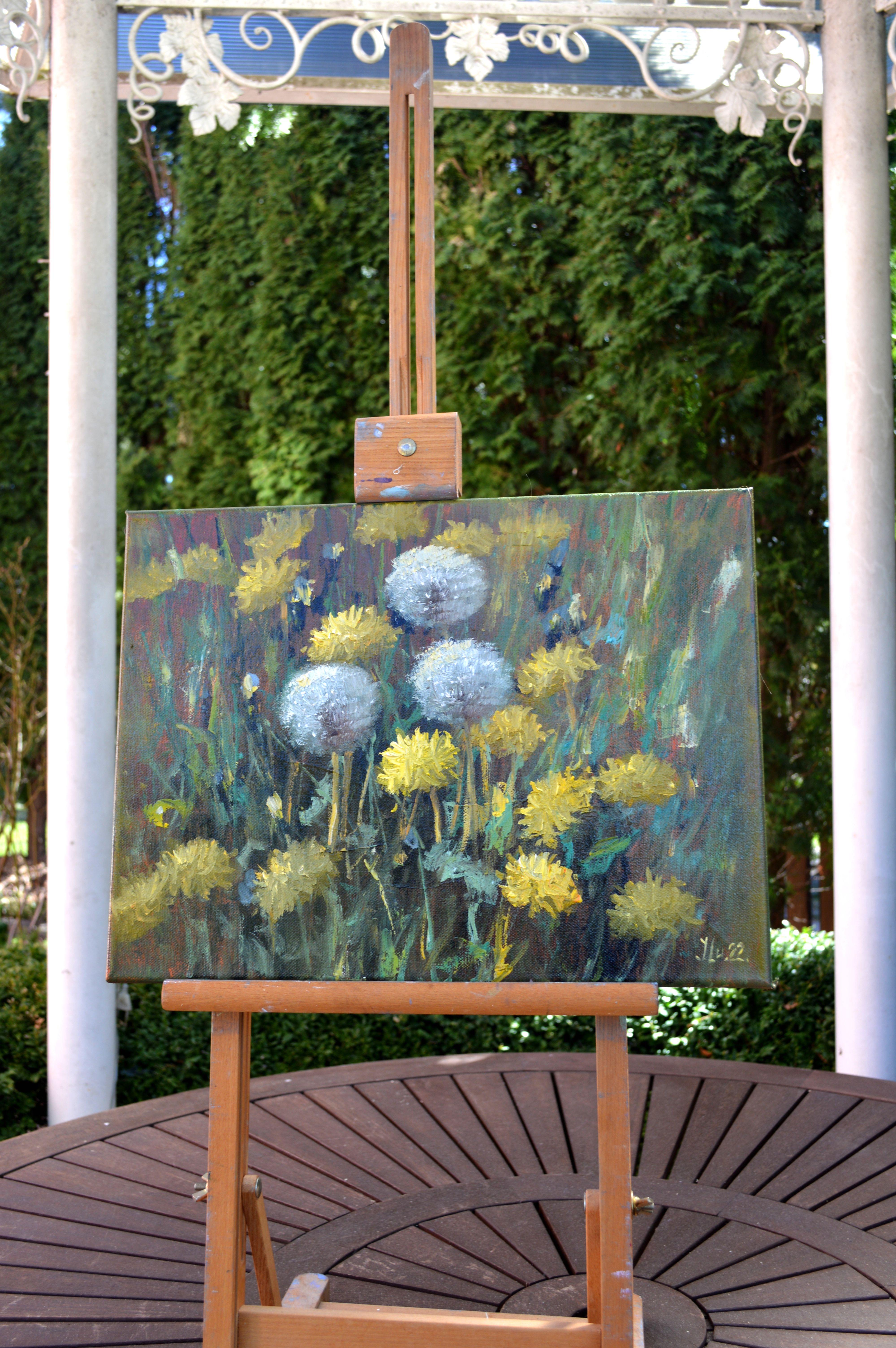Löwenzahn auf der Wiese 30X40 im Angebot 9