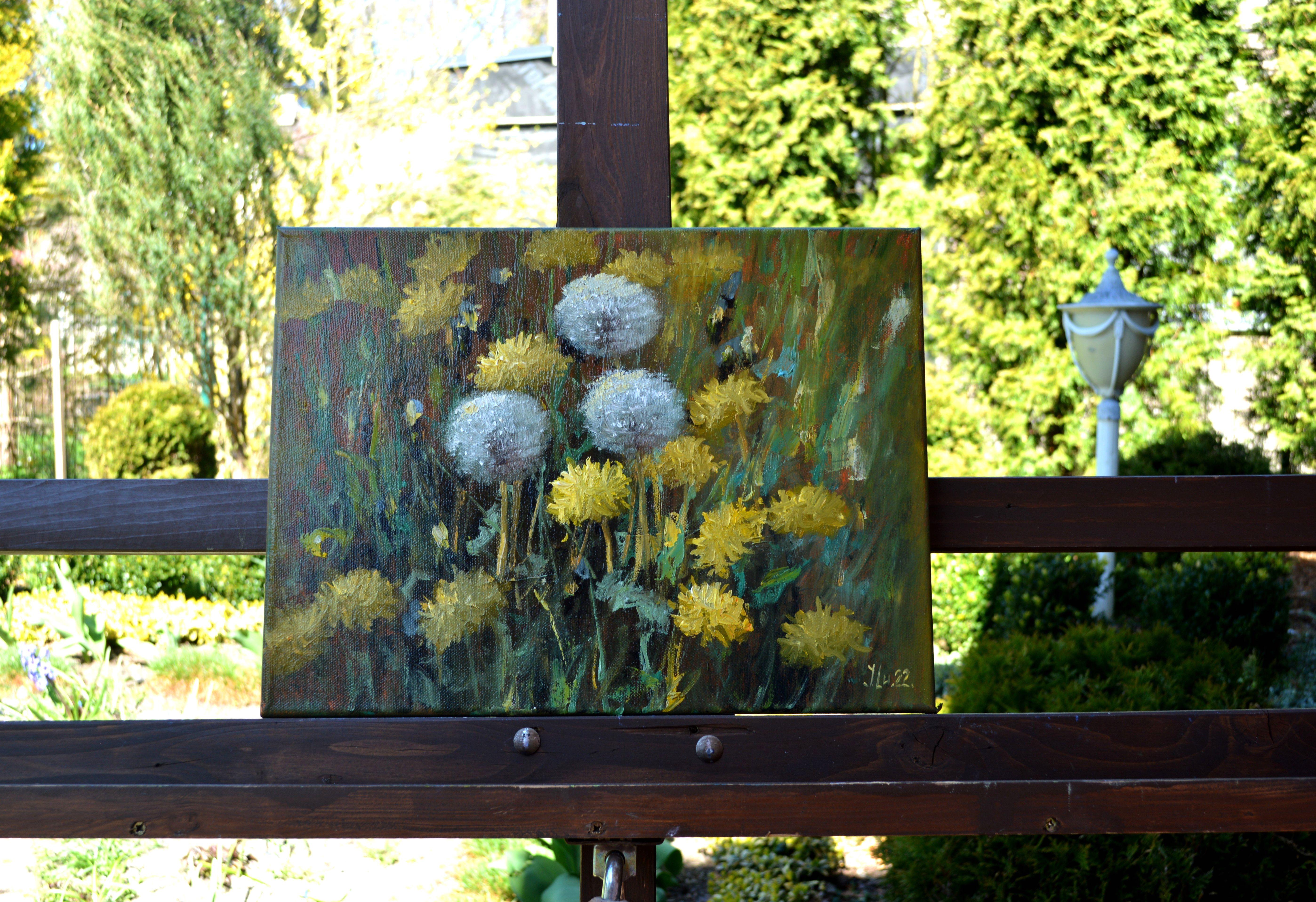 Löwenzahn auf der Wiese 30X40 im Angebot 10