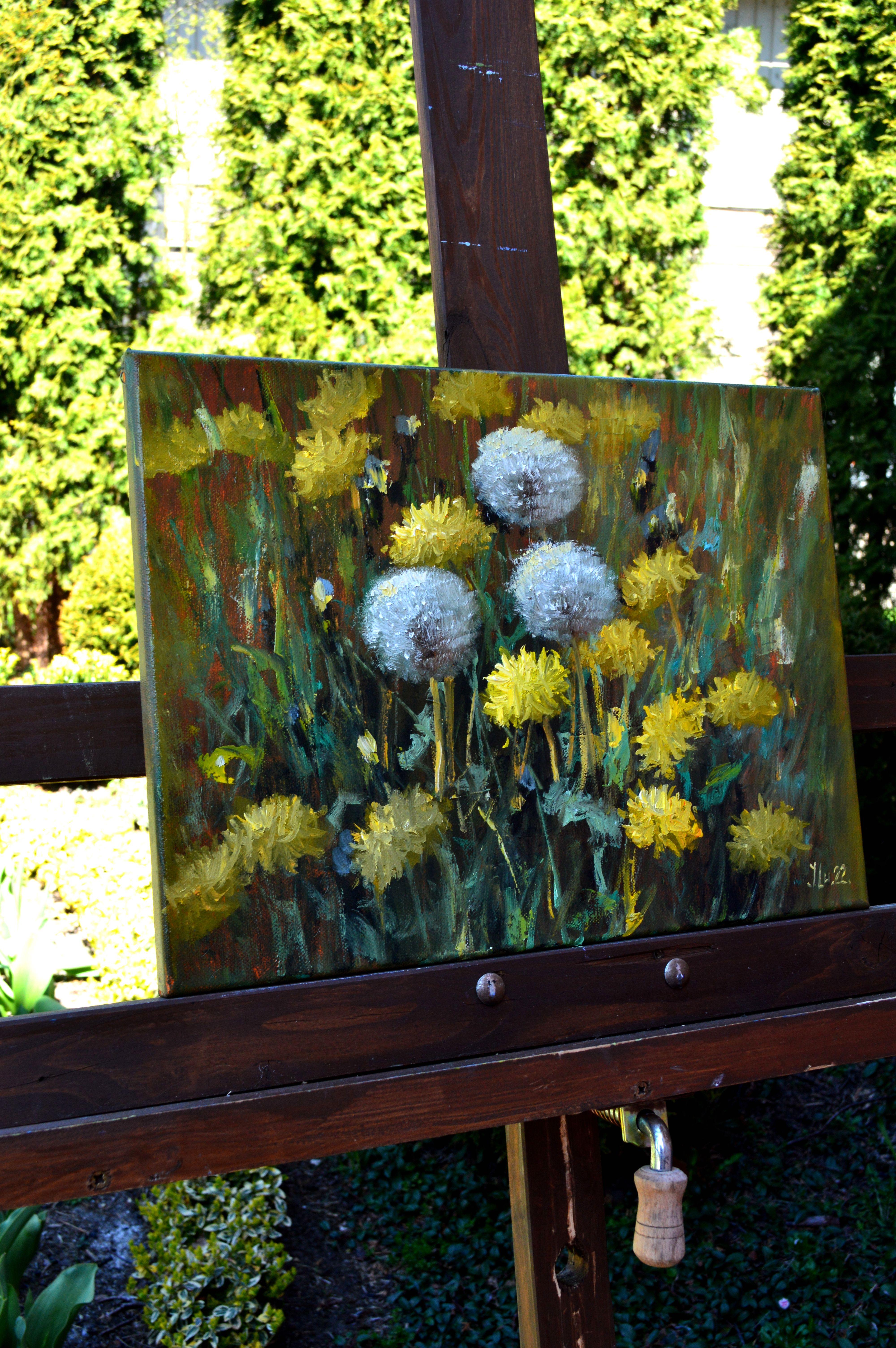 Löwenzahn auf der Wiese 30X40 im Angebot 11