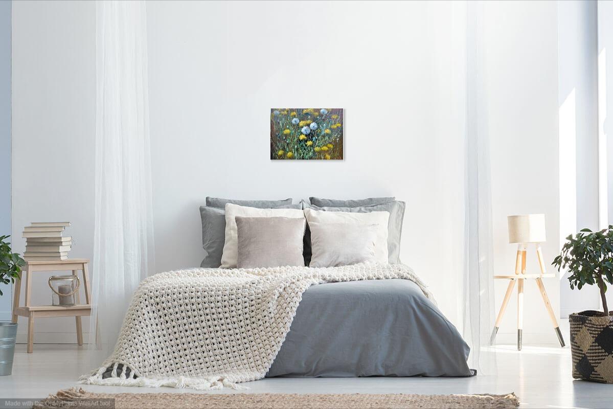 Löwenzahn auf der Wiese 30X40 im Angebot 15