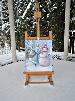 Dress up the snowman! Gift Art 30X25
