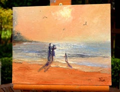 Durante la puesta de sol