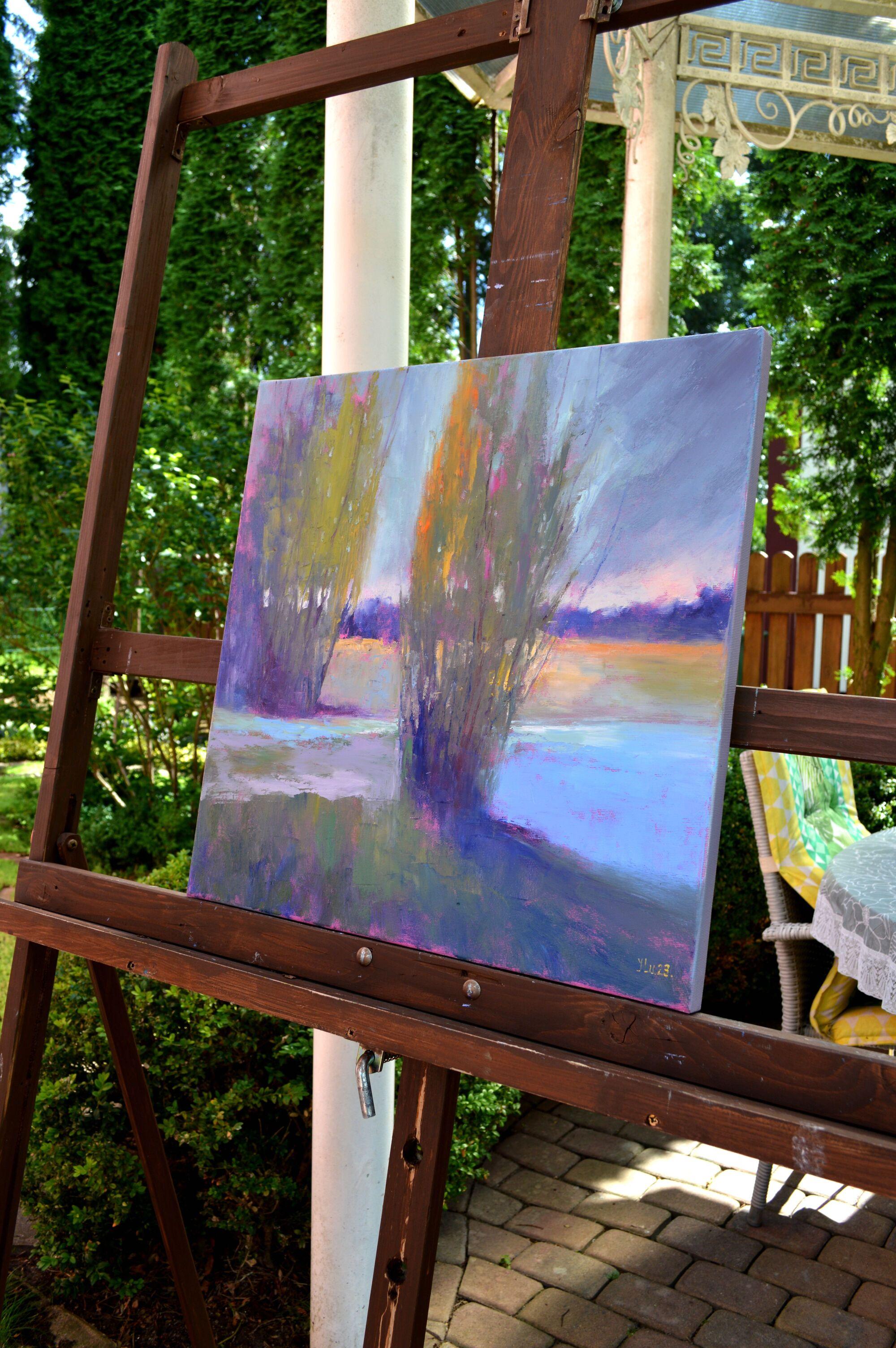 Evening colors by the river For Sale 1