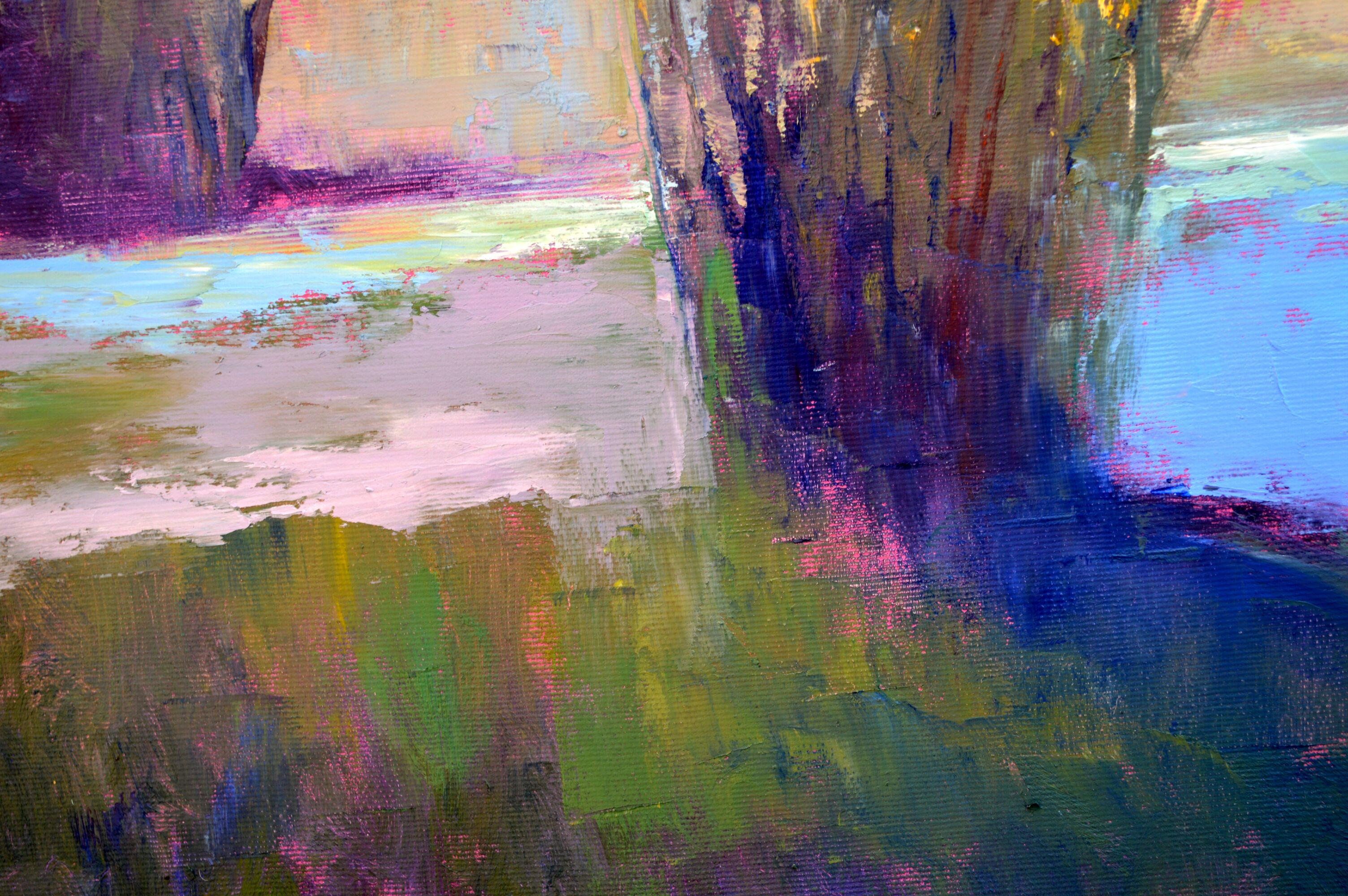 Evening colors by the river For Sale 4