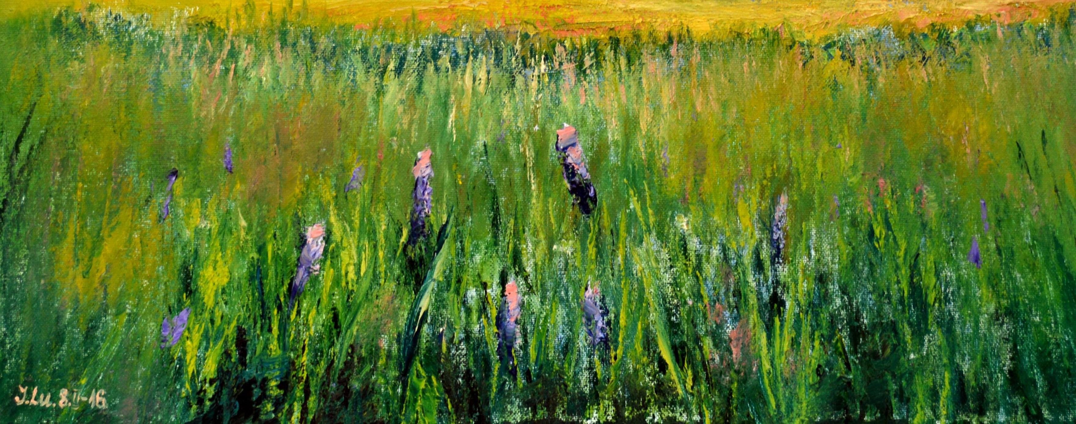 Melodía de campo - Painting Expresionista de Elena Lukina