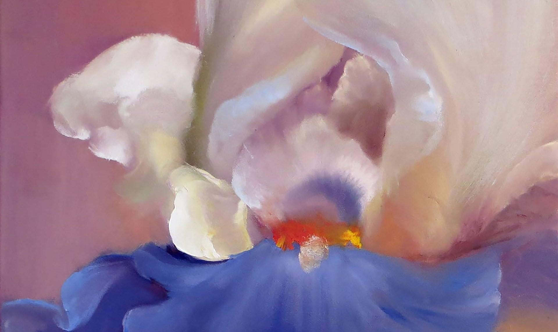 Charme a forma di fiore - Painting Espressionista di Elena Lukina