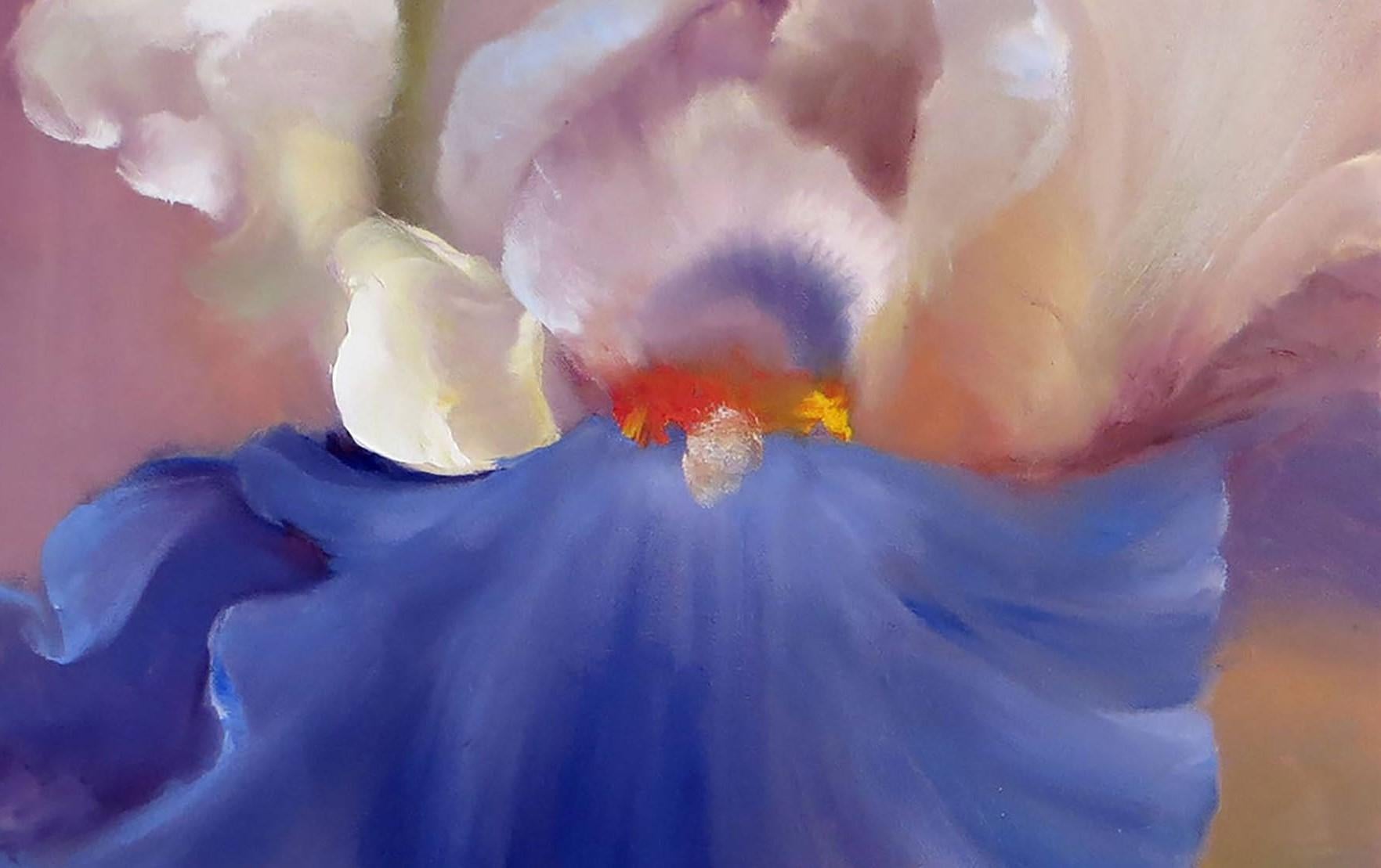 Charme a forma di fiore - Interior Painting Grigio di Elena Lukina