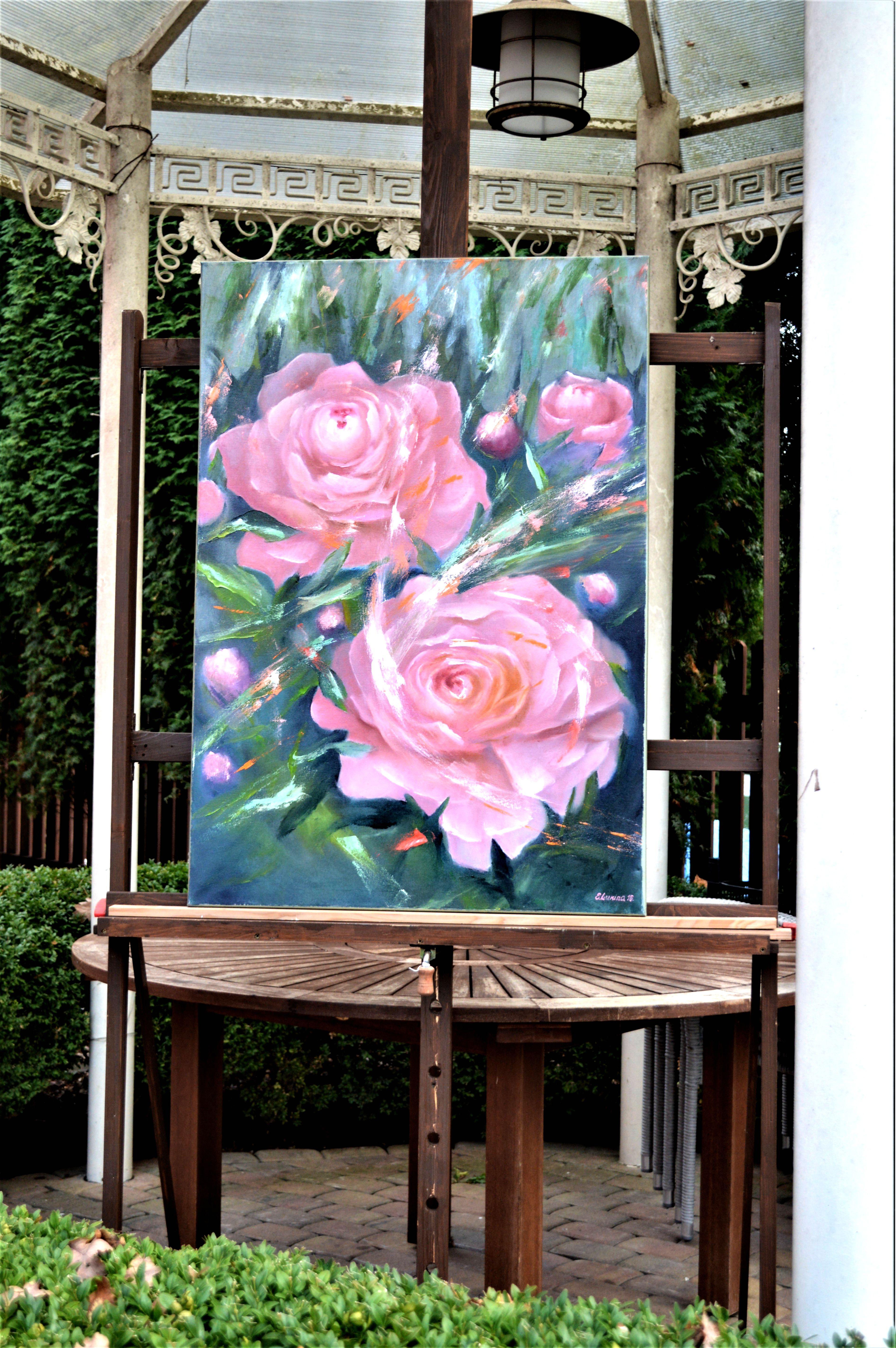 Flower fantasy - Painting by Elena Lukina