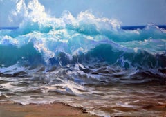 Foaming wave 50X70 oil on canvas