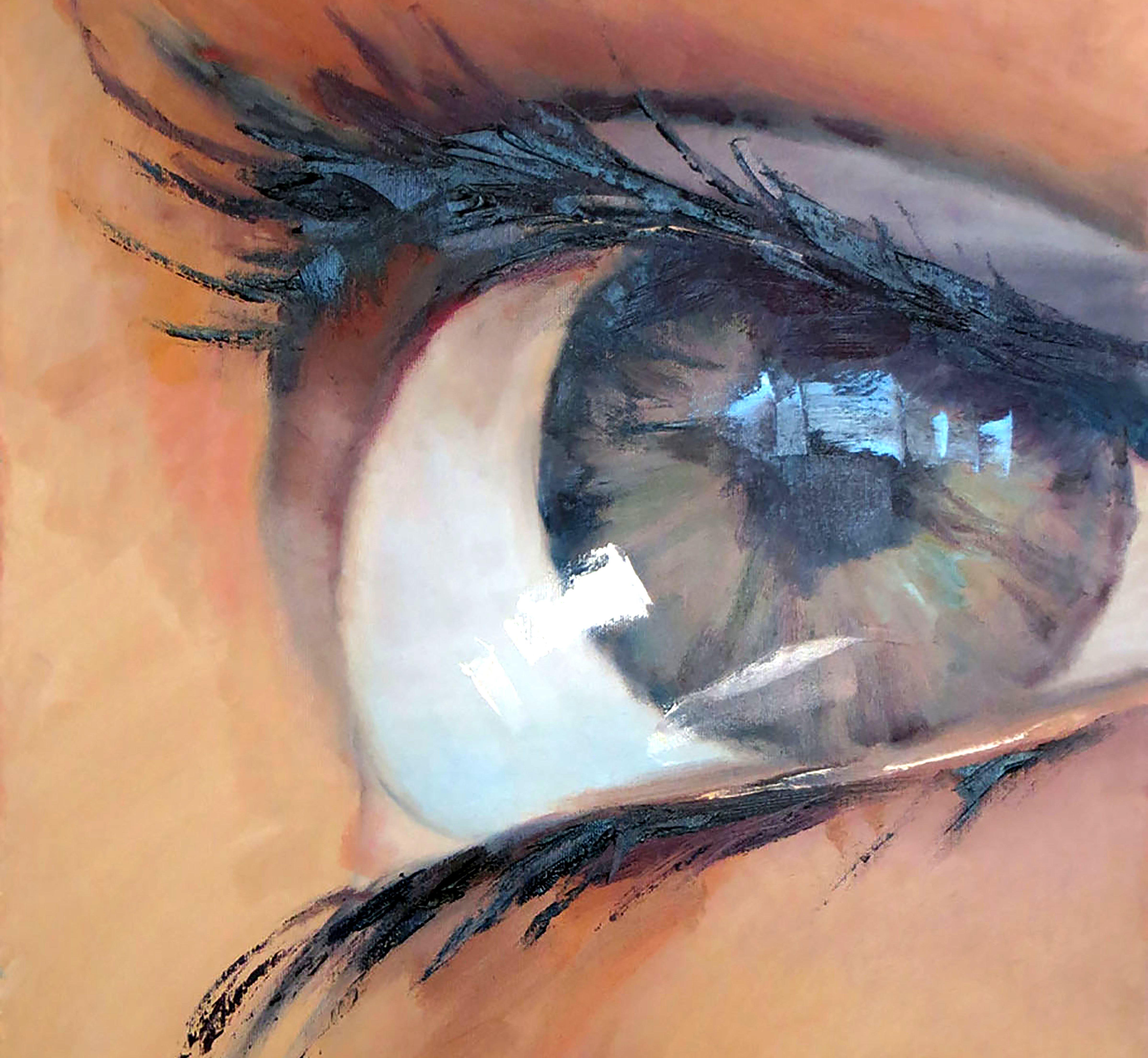 Fresh look - Painting by Elena Lukina