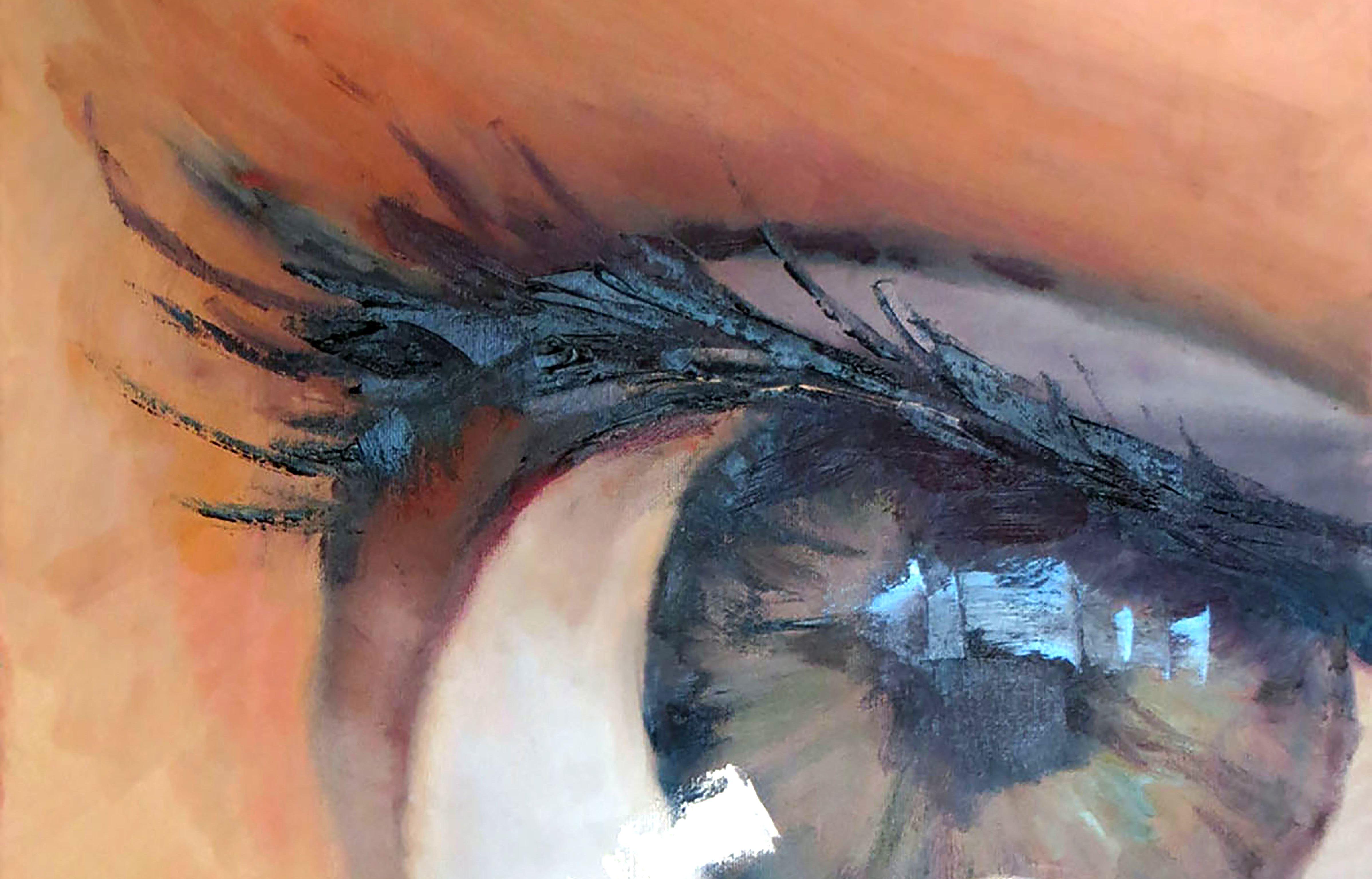 Fresh look - Expressionist Painting by Elena Lukina