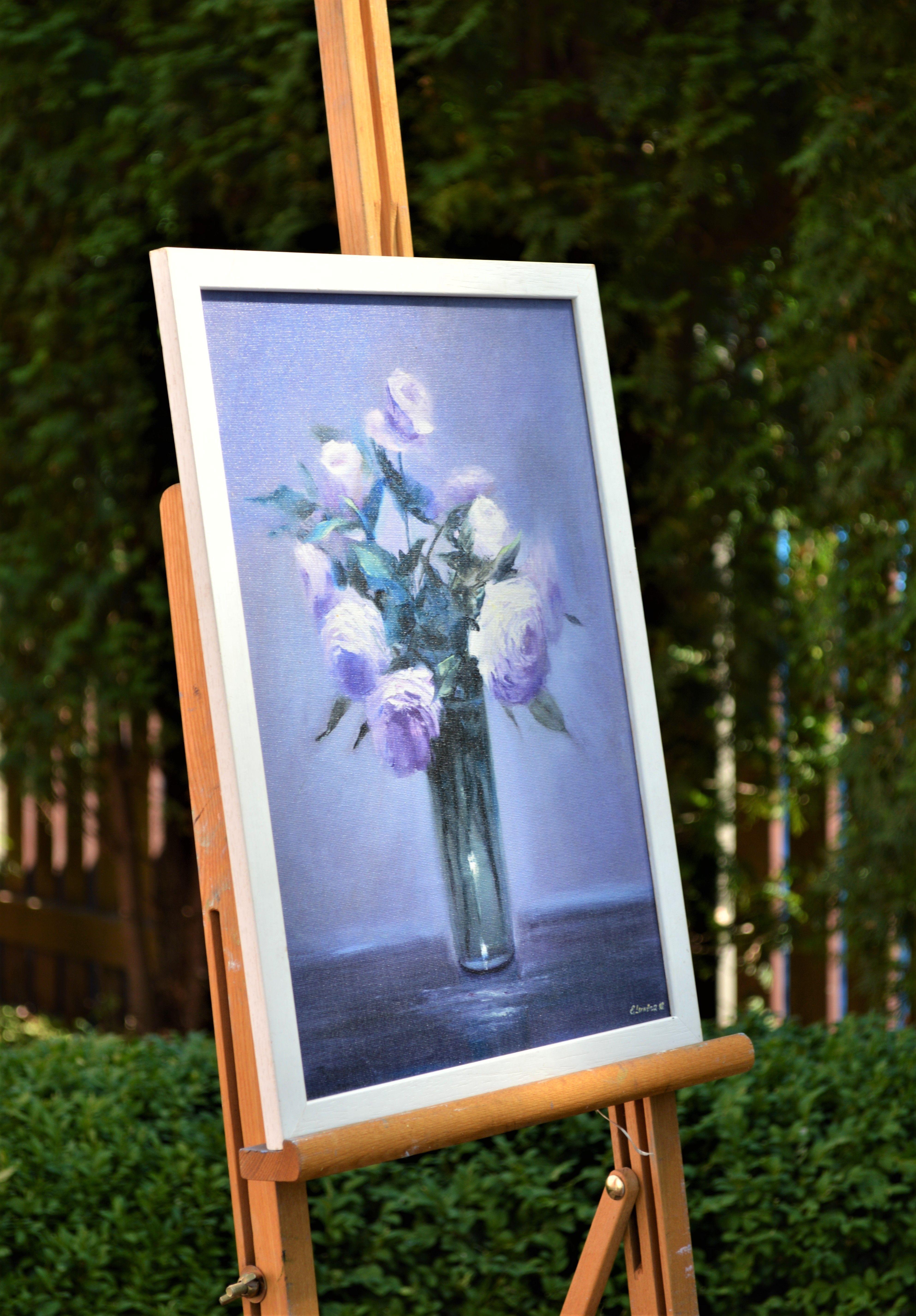 Rosas suaves - Painting Expresionista de Elena Lukina