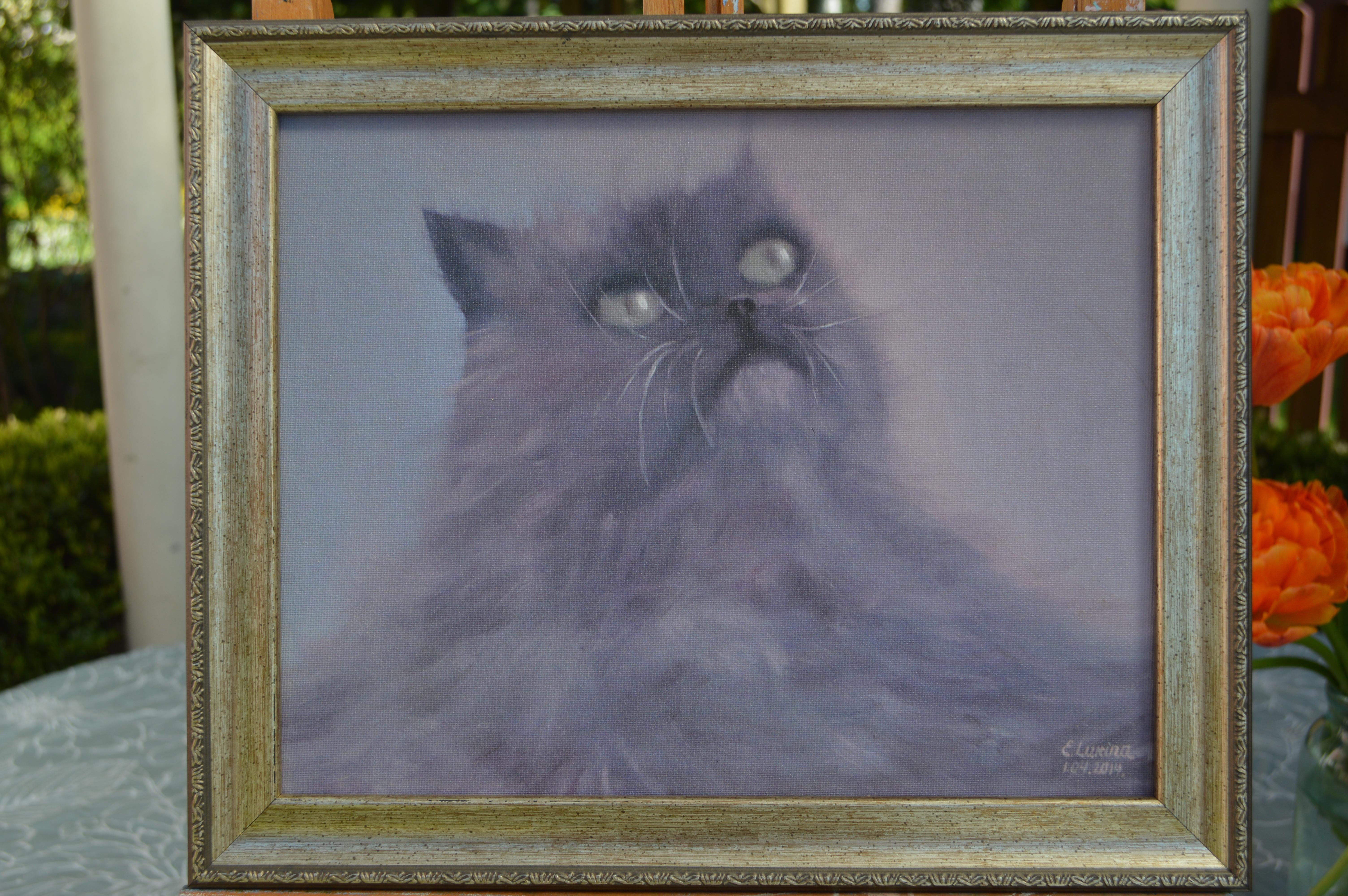 Gris esponjoso - Painting Expresionista de Elena Lukina