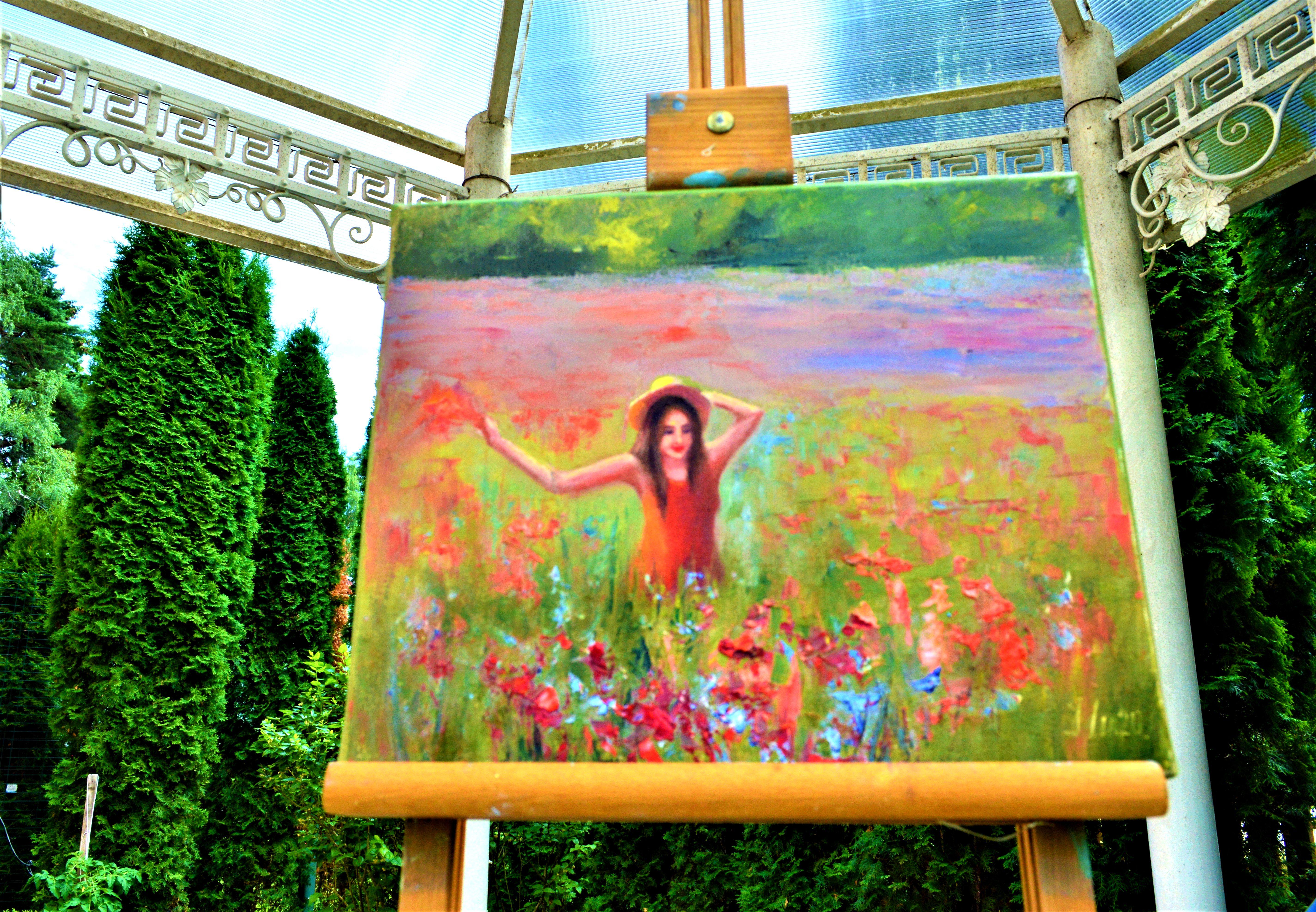 Happy summer - Painting by Elena Lukina