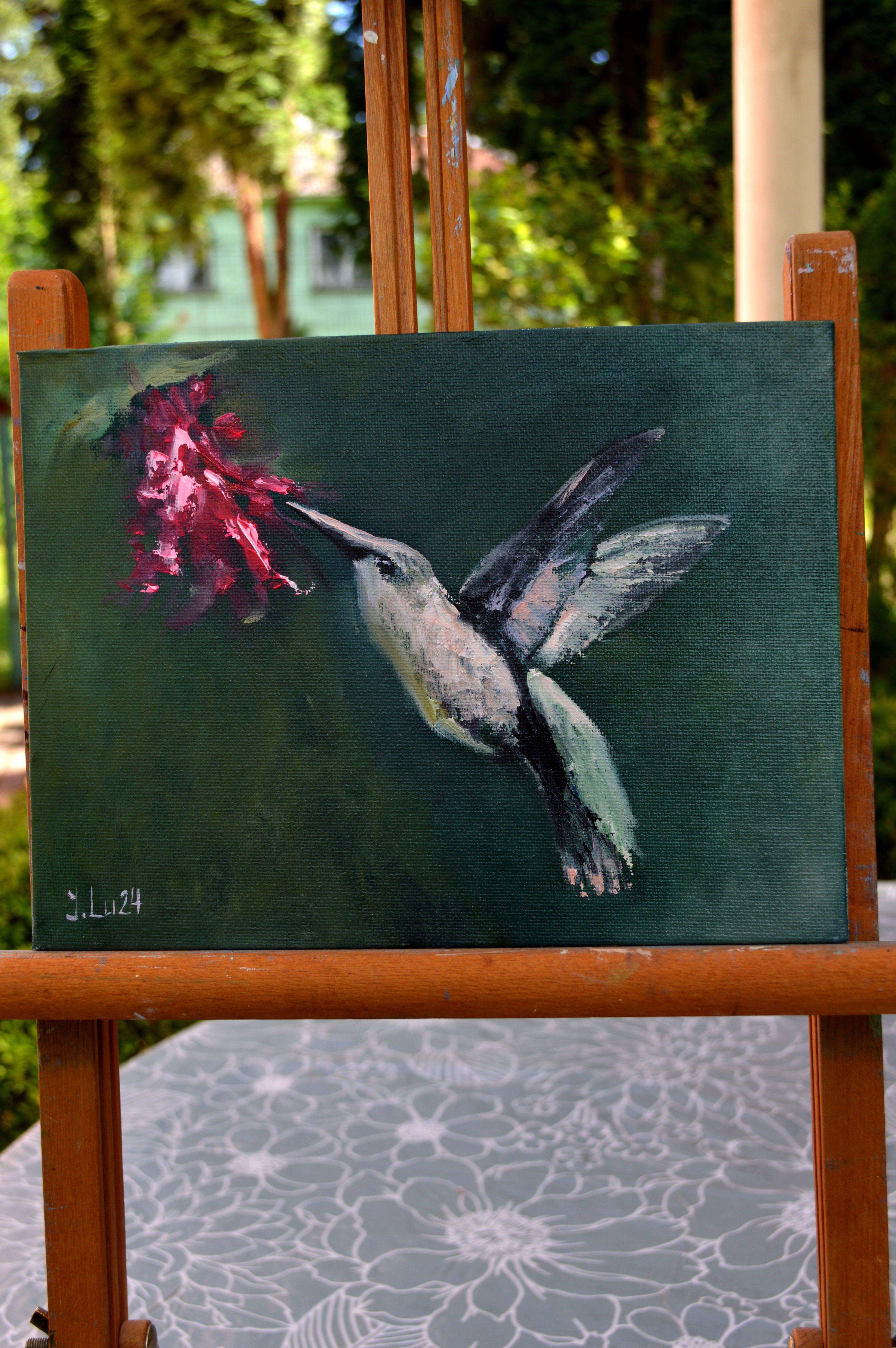 Colibrí - Painting de Elena Lukina