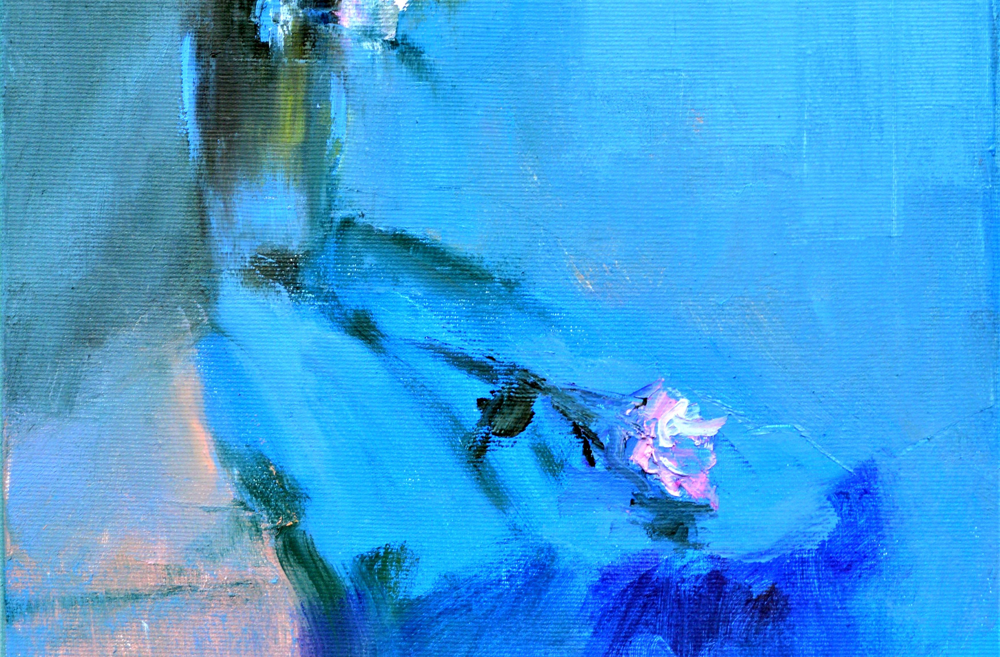 Impromptu with a morning rose For Sale 1