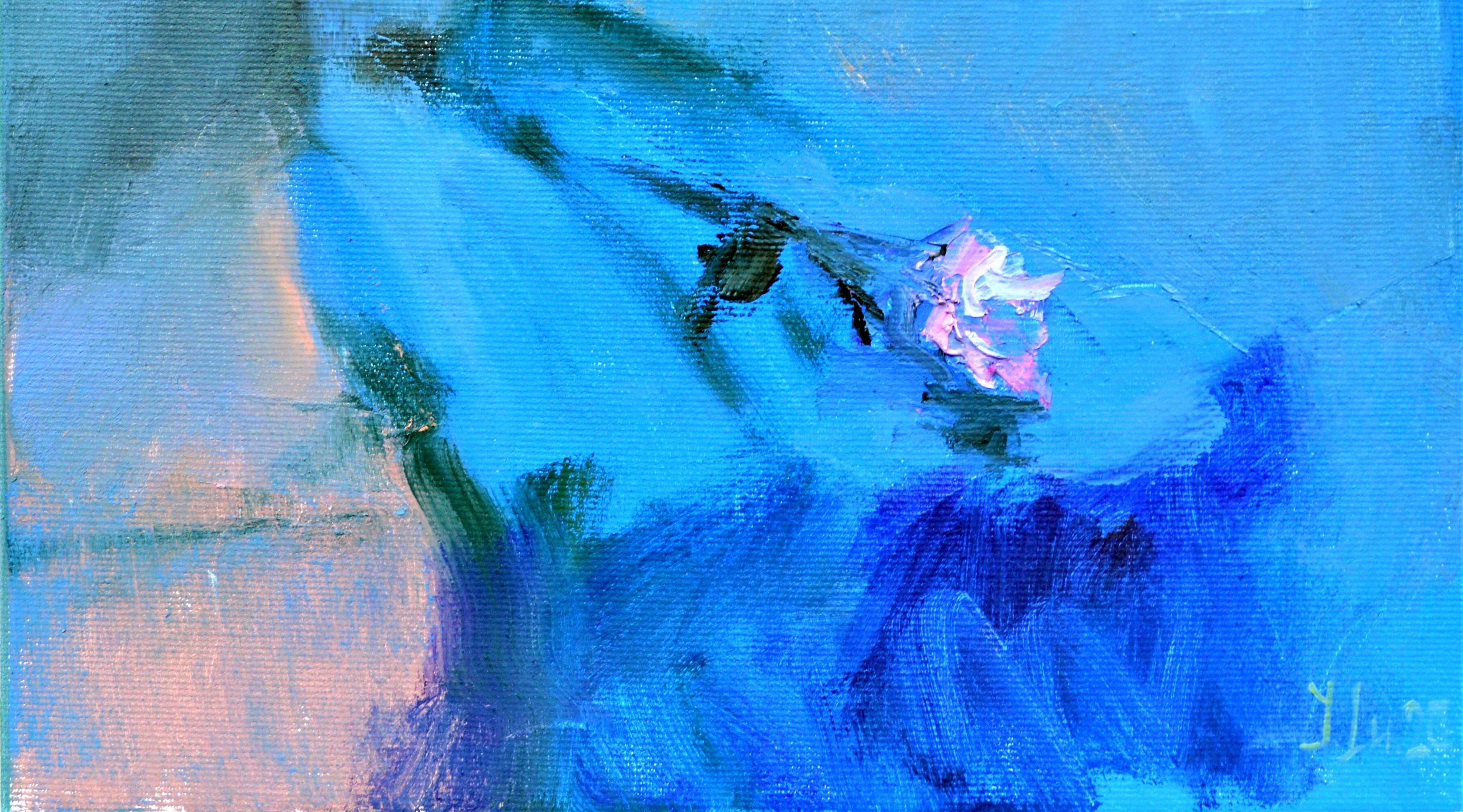Impromptu with a morning rose For Sale 2