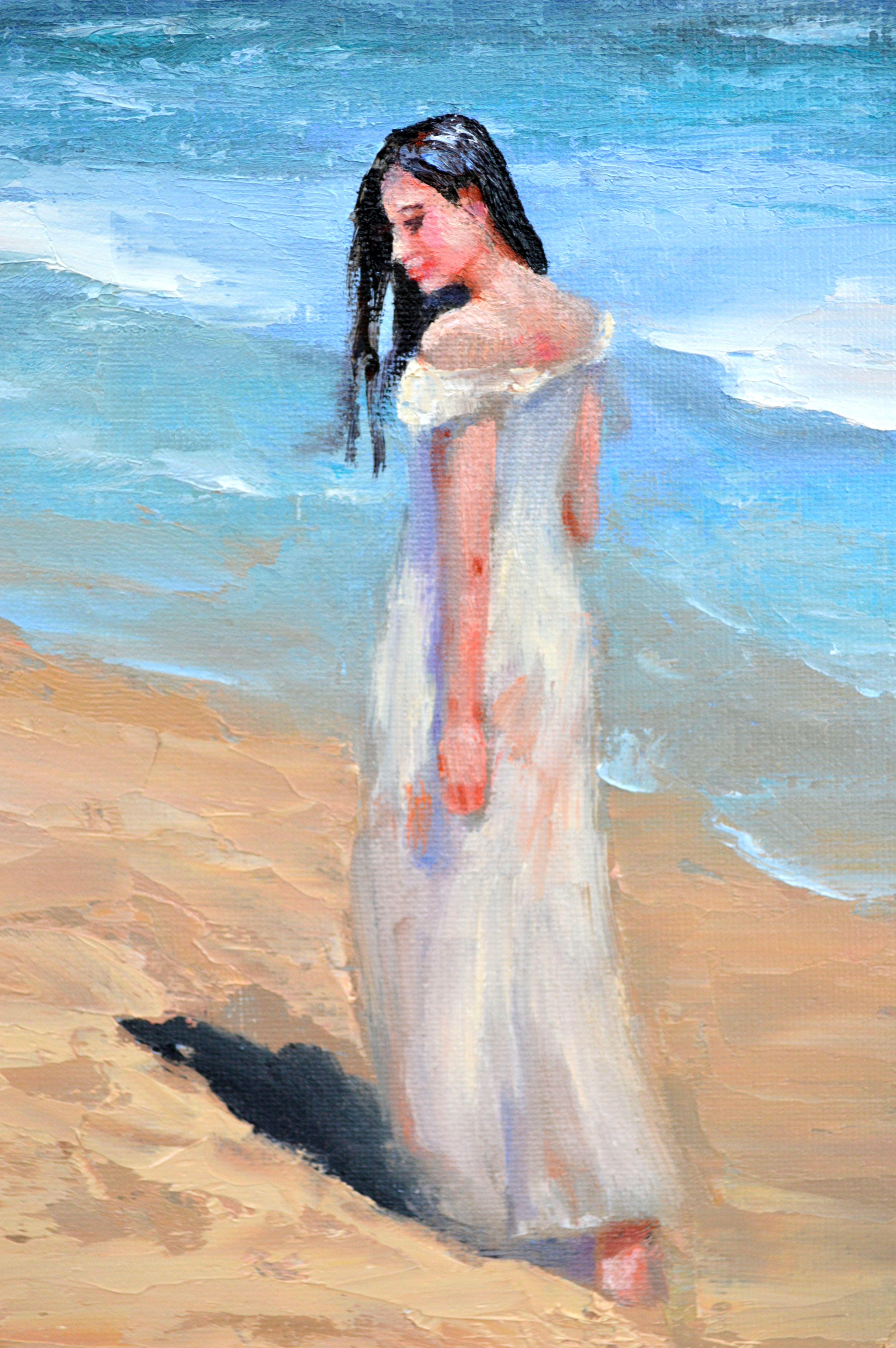 Dans la solitude au bord de la mer en vente 5