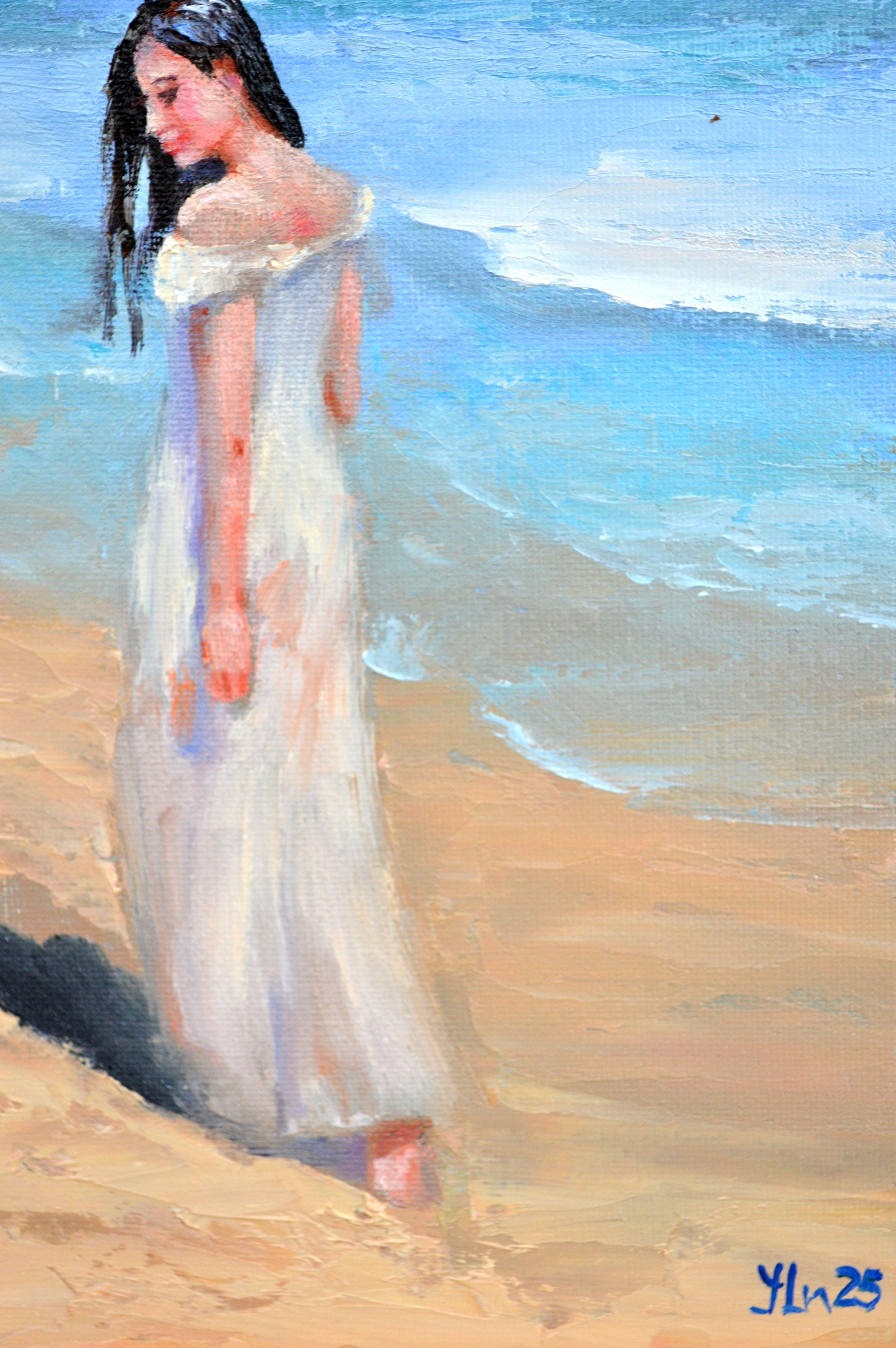 Dans la solitude au bord de la mer en vente 4