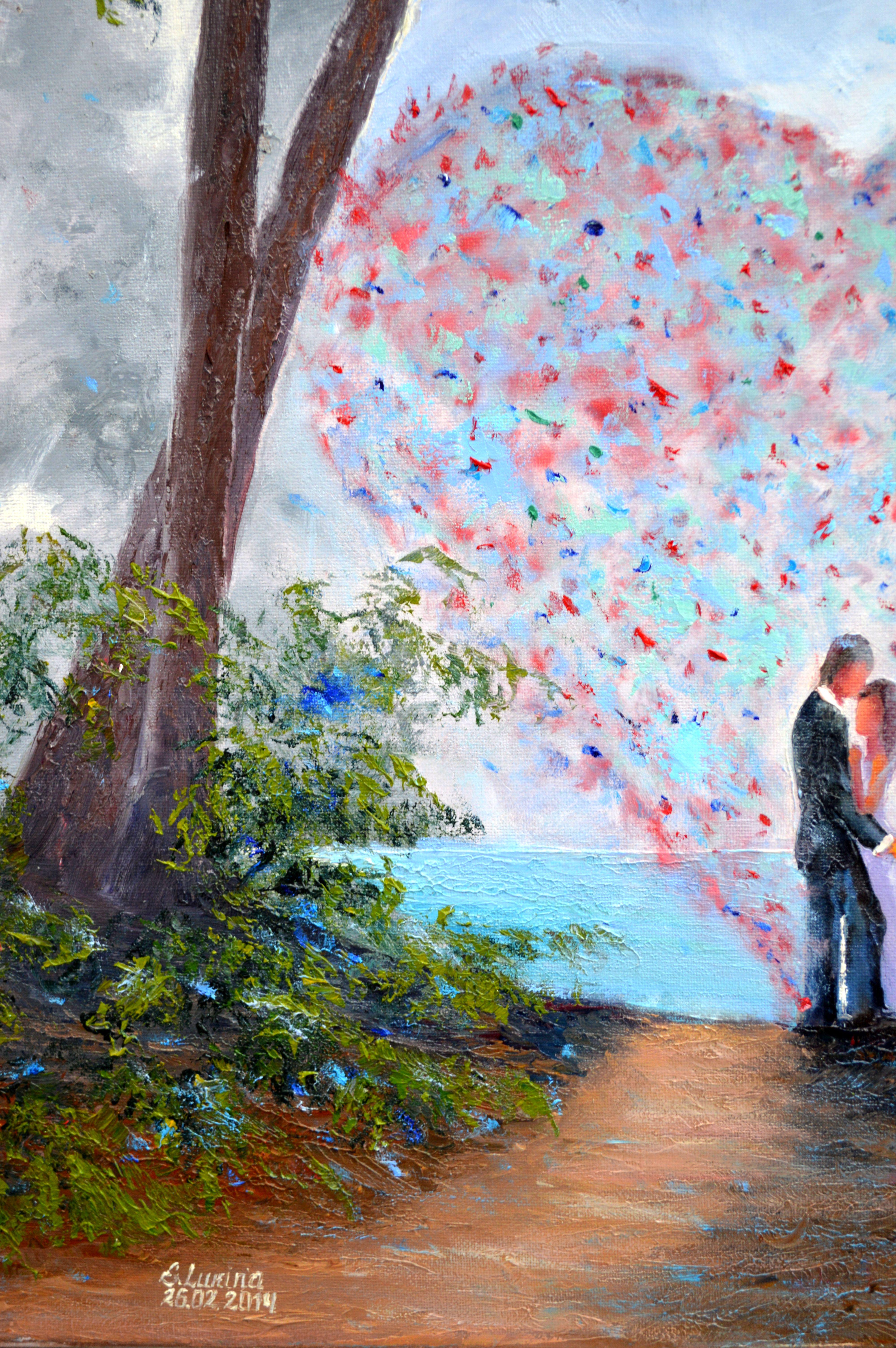 In that day. 70X50 oil, Valentine’s Day gifts art. 6