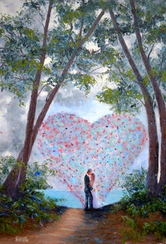 In that day. 70X50 oil, Valentine’s Day gifts art.