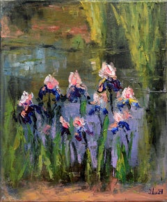 Iris sullo stagno