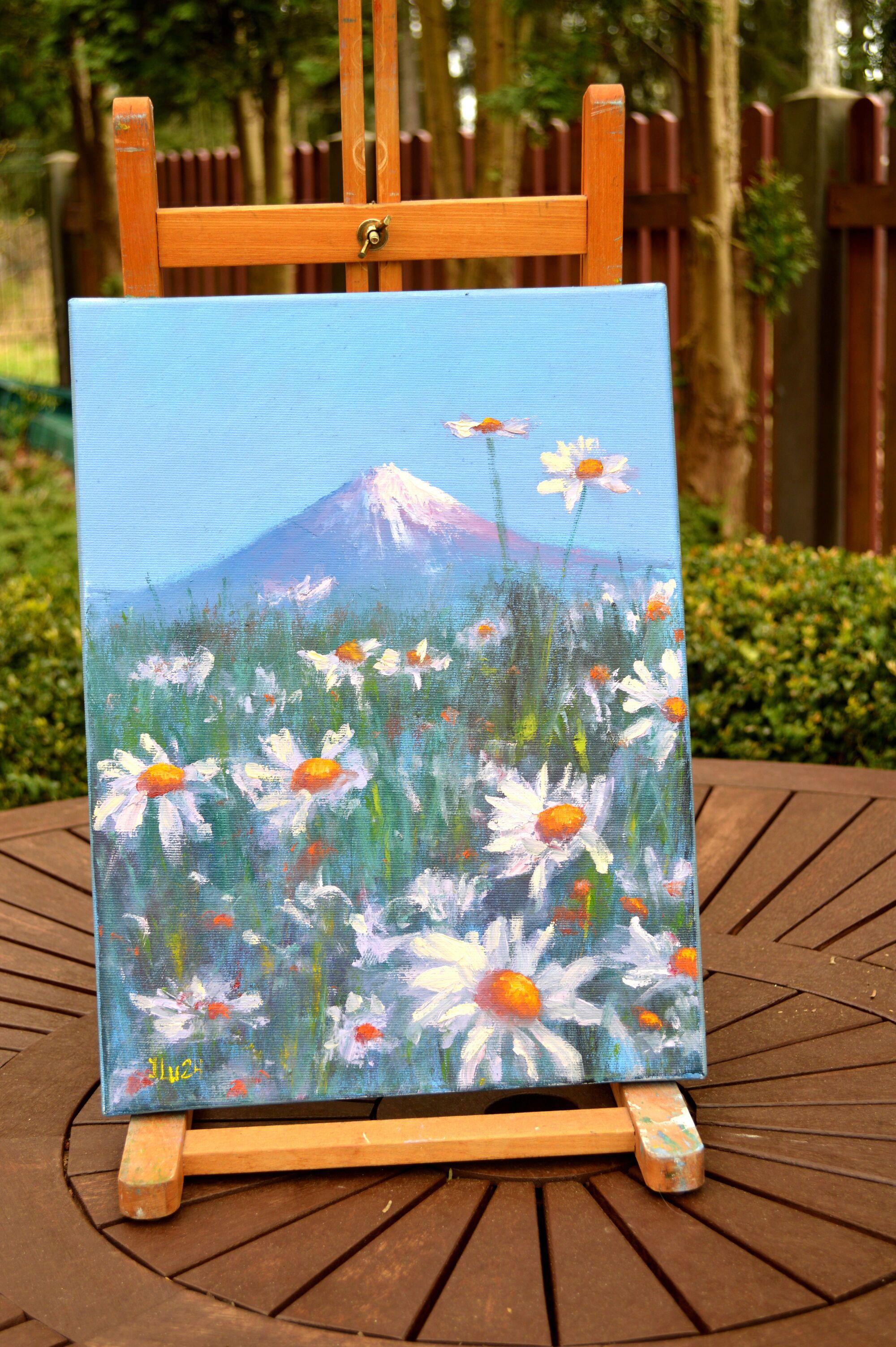 Japanese meadow daisies 40X30 For Sale 2