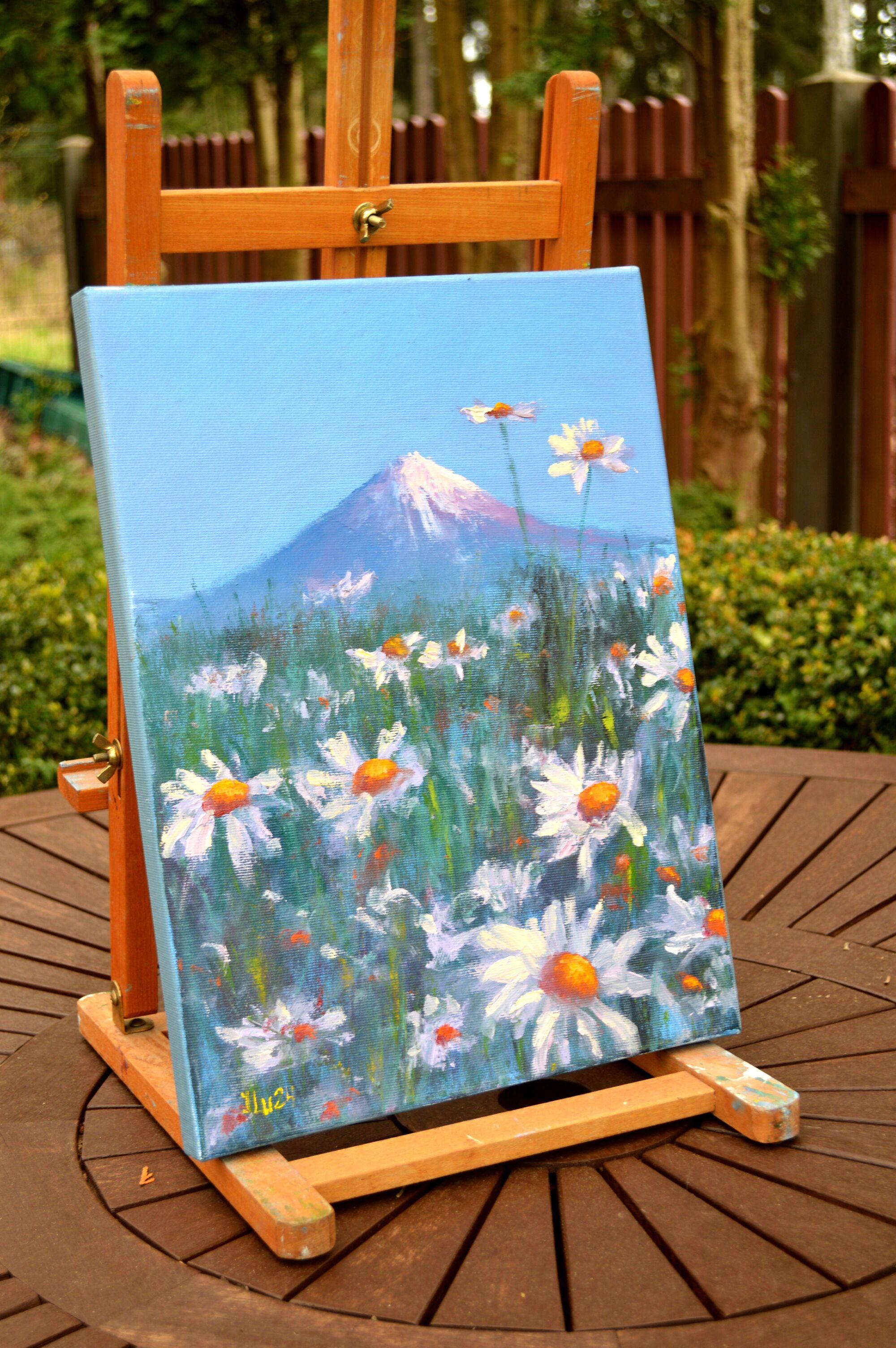 Japanese meadow daisies 40X30 For Sale 3