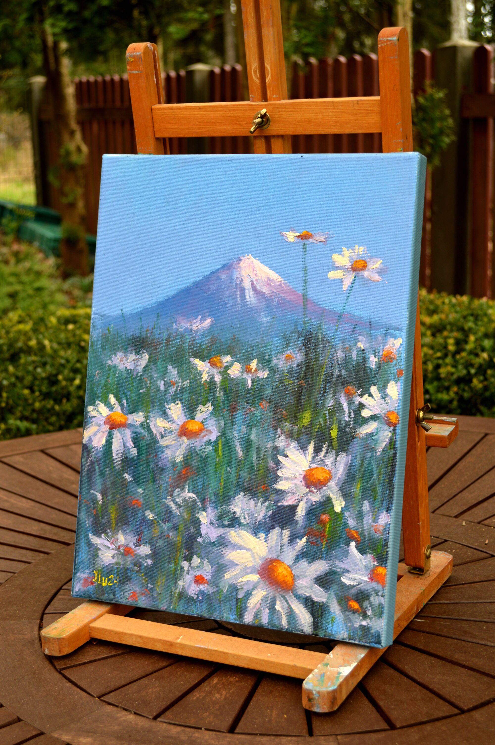Japanese meadow daisies 40X30 For Sale 4
