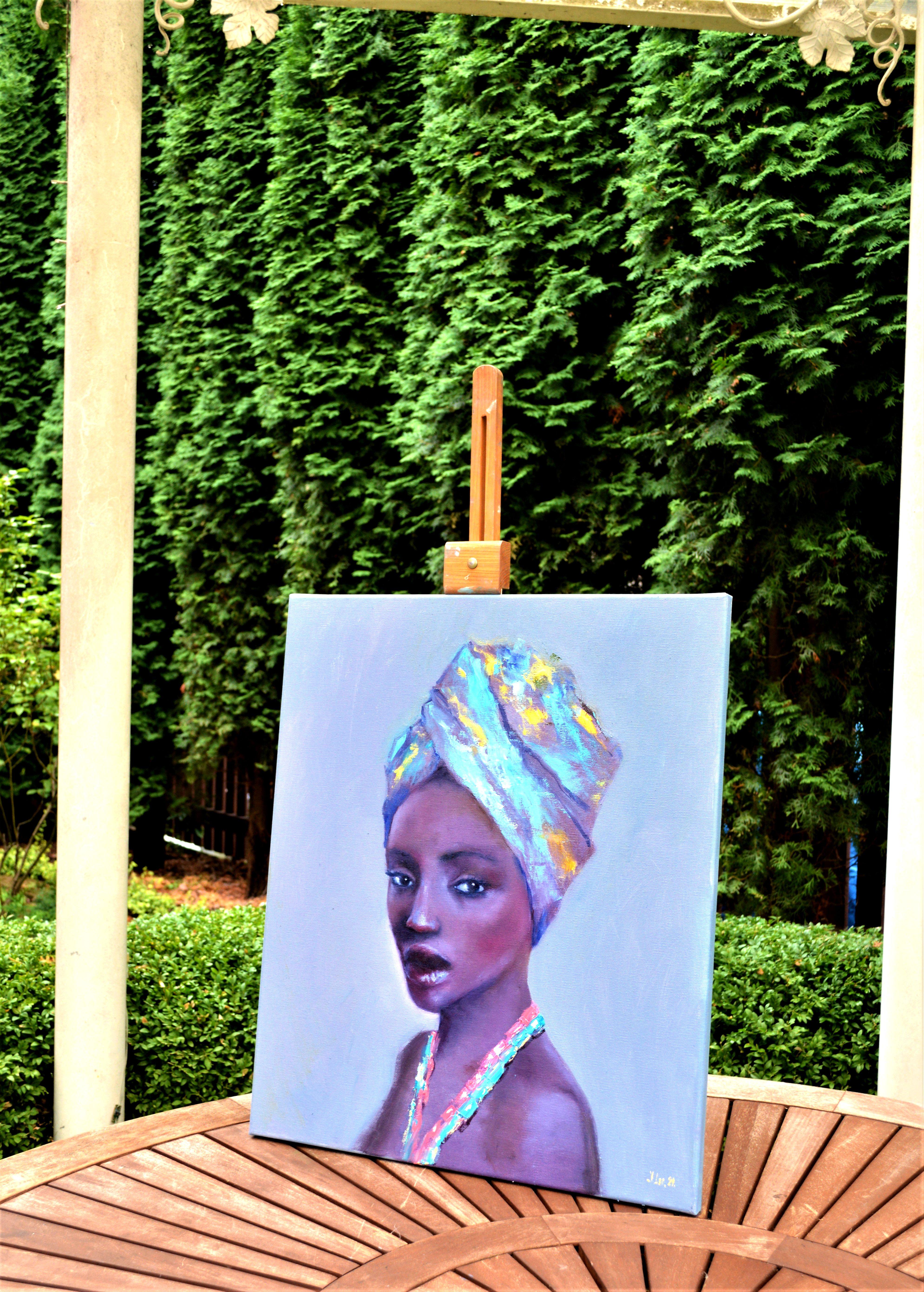 Jazmín - Interior Painting Gris de Elena Lukina