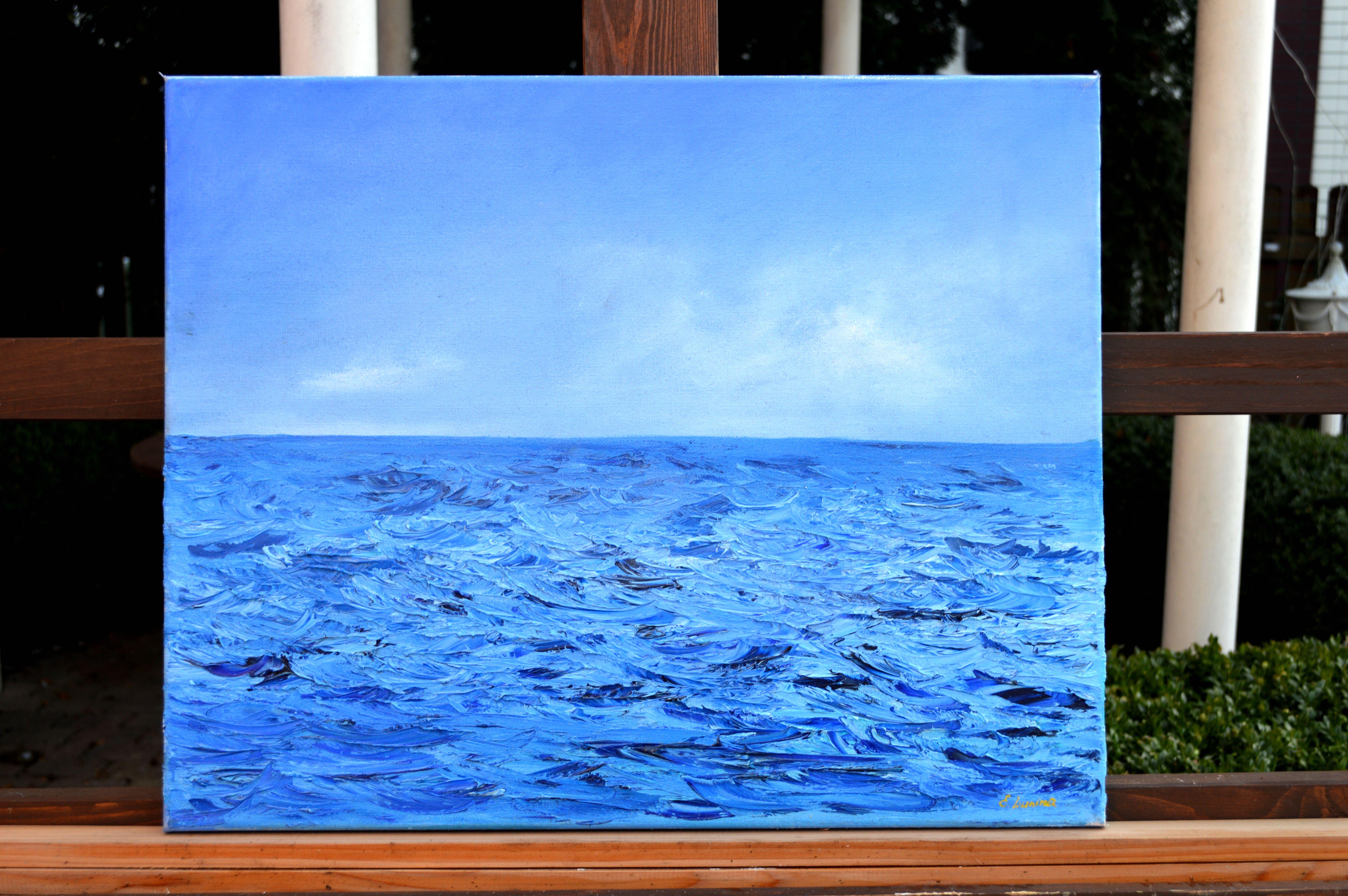 Sólo mar - Painting de Elena Lukina