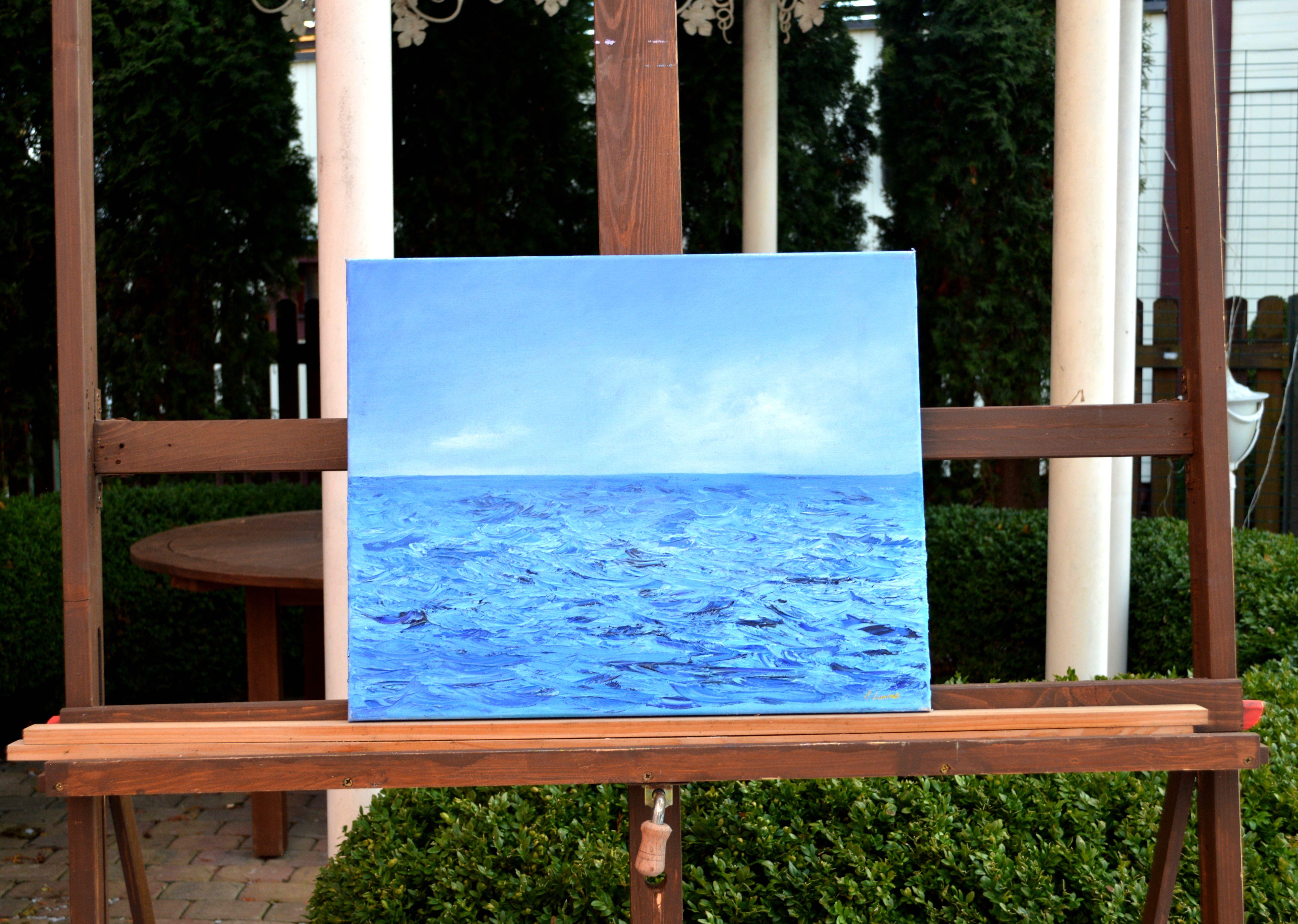 Sólo mar - Painting Expresionista de Elena Lukina