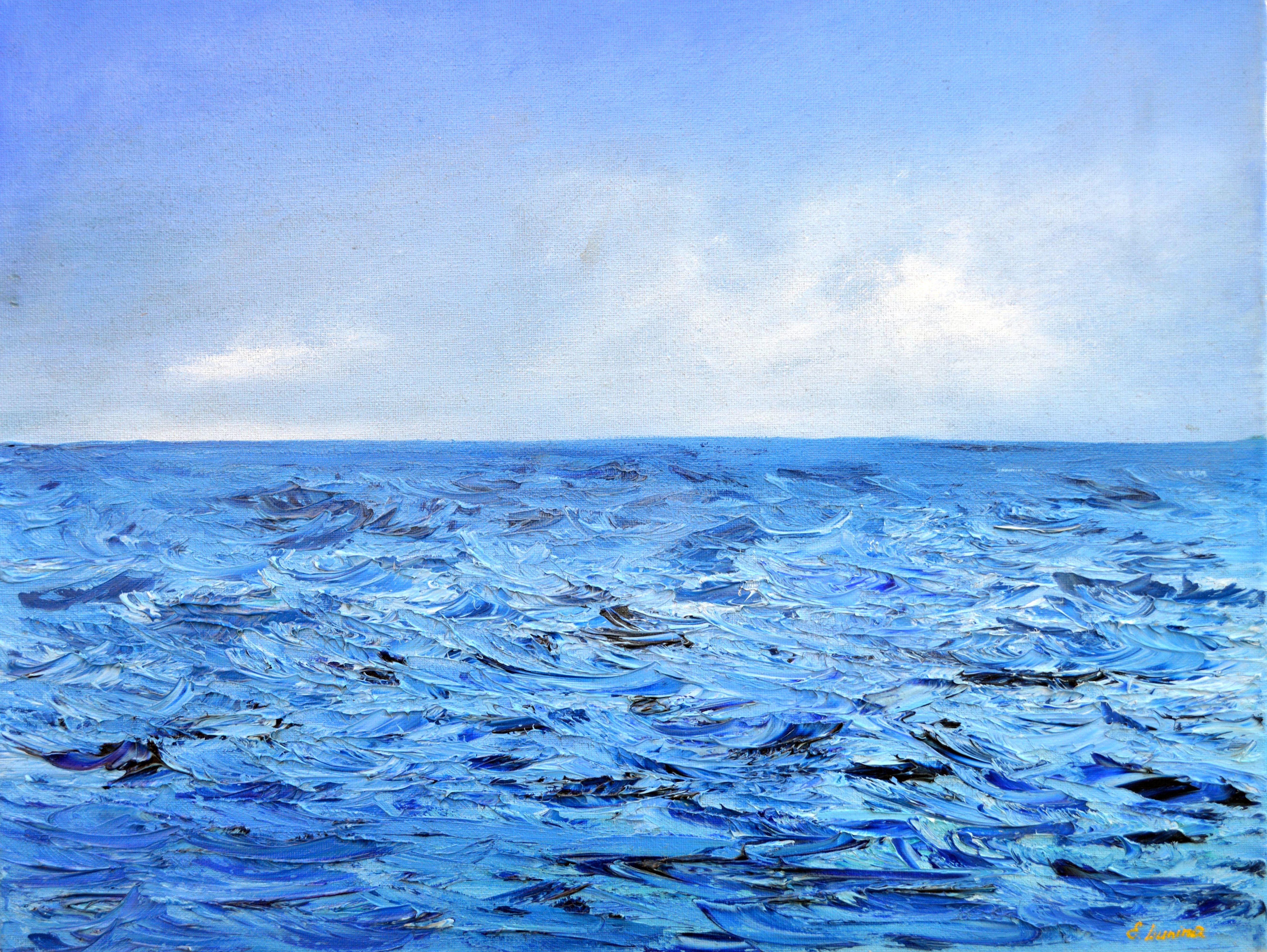 Landscape Painting de Elena Lukina - Sólo mar