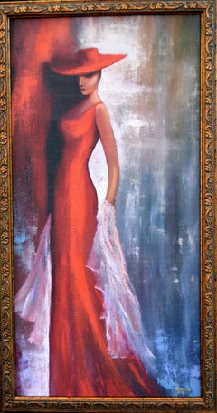 Signora in rosso