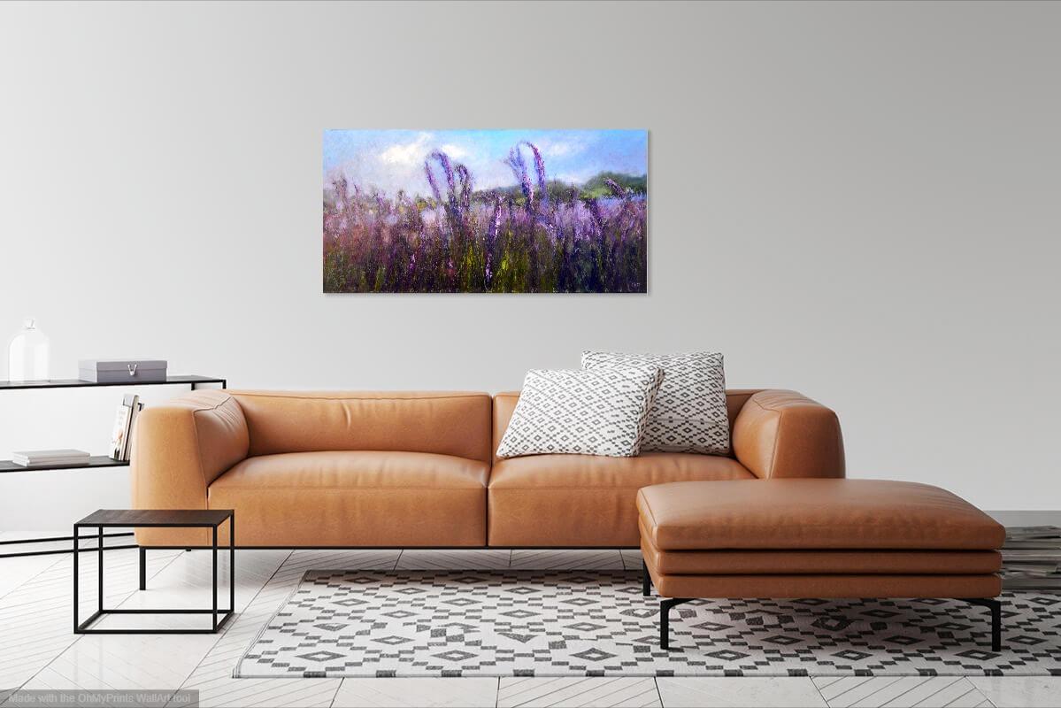 Field in Lavendelfarben im Angebot 13