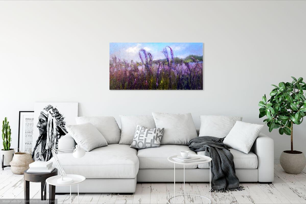 Field in Lavendelfarben im Angebot 14