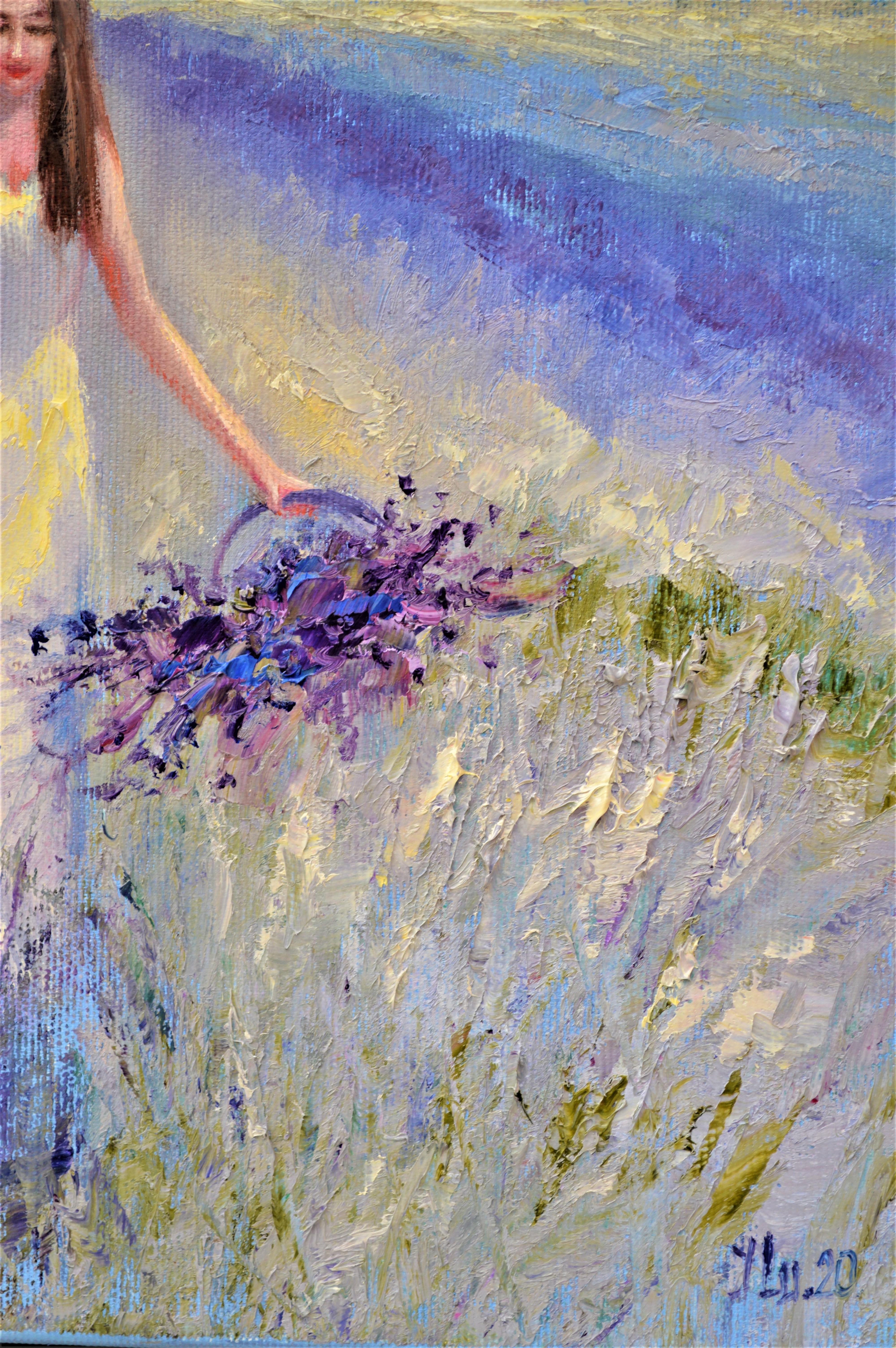 Senteur lavande - Painting de Elena Lukina