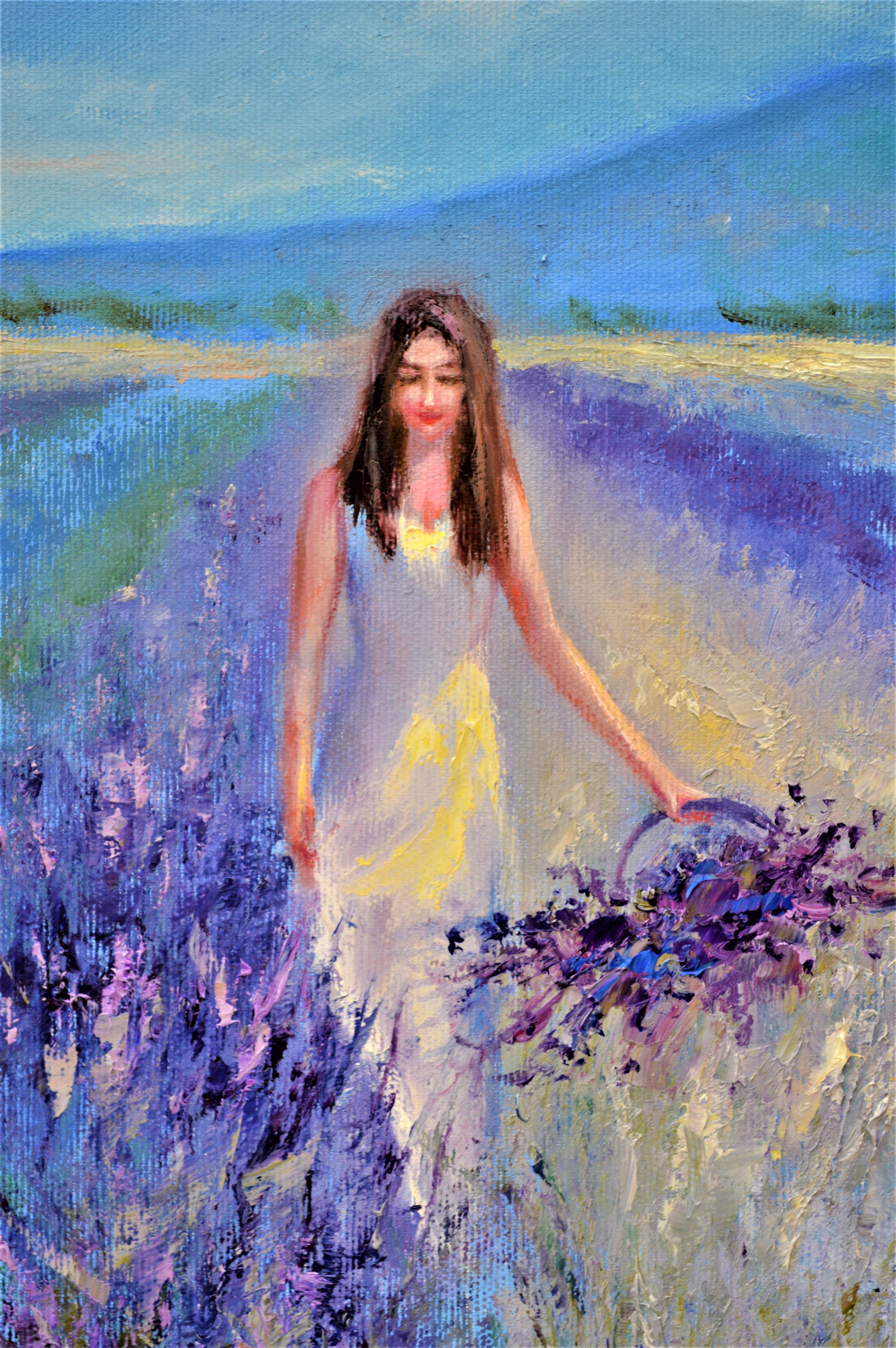 Landscape Painting Elena Lukina - Senteur lavande