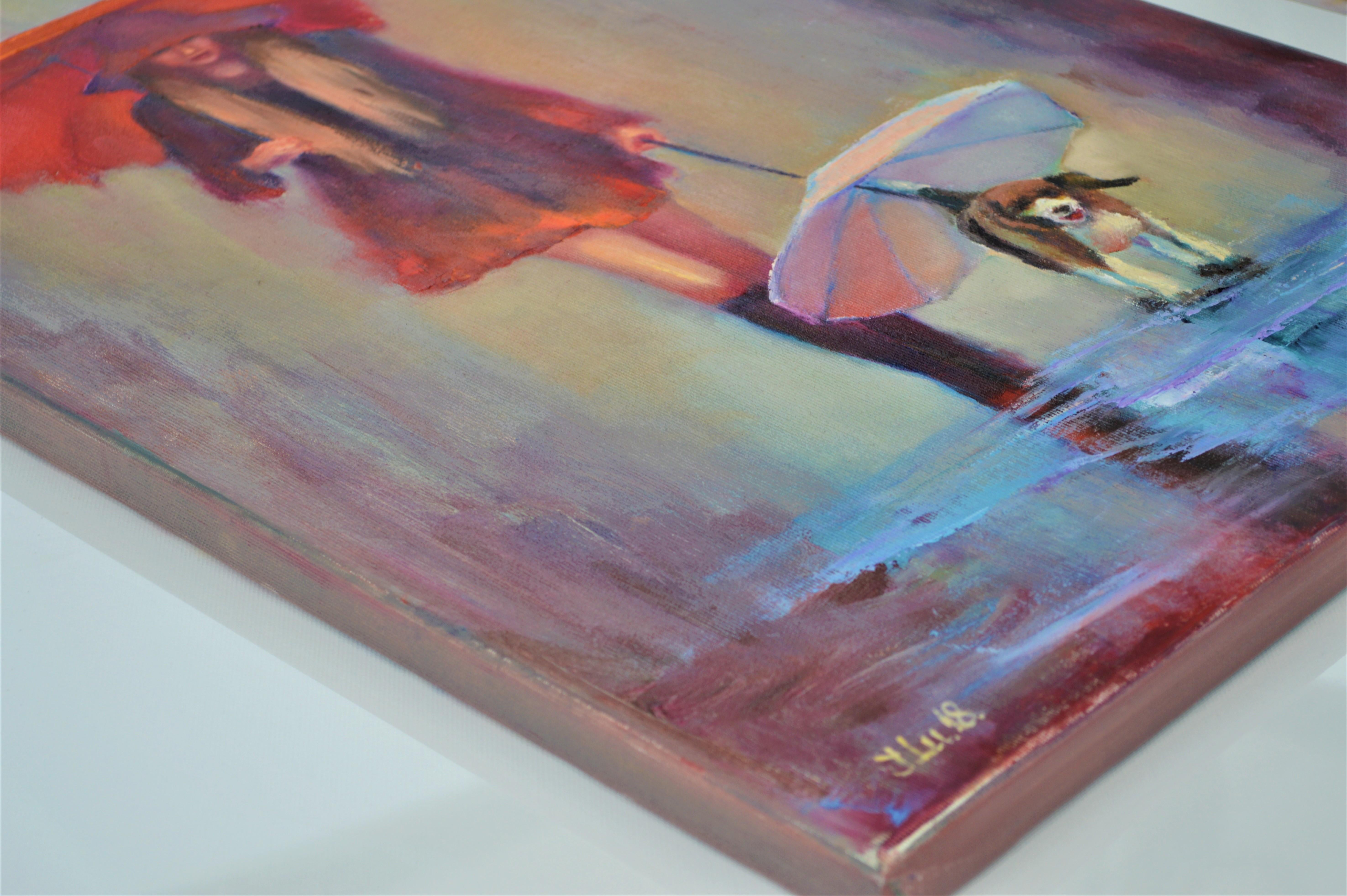 Little Red Riding Hood 60X40 oil For Sale 10