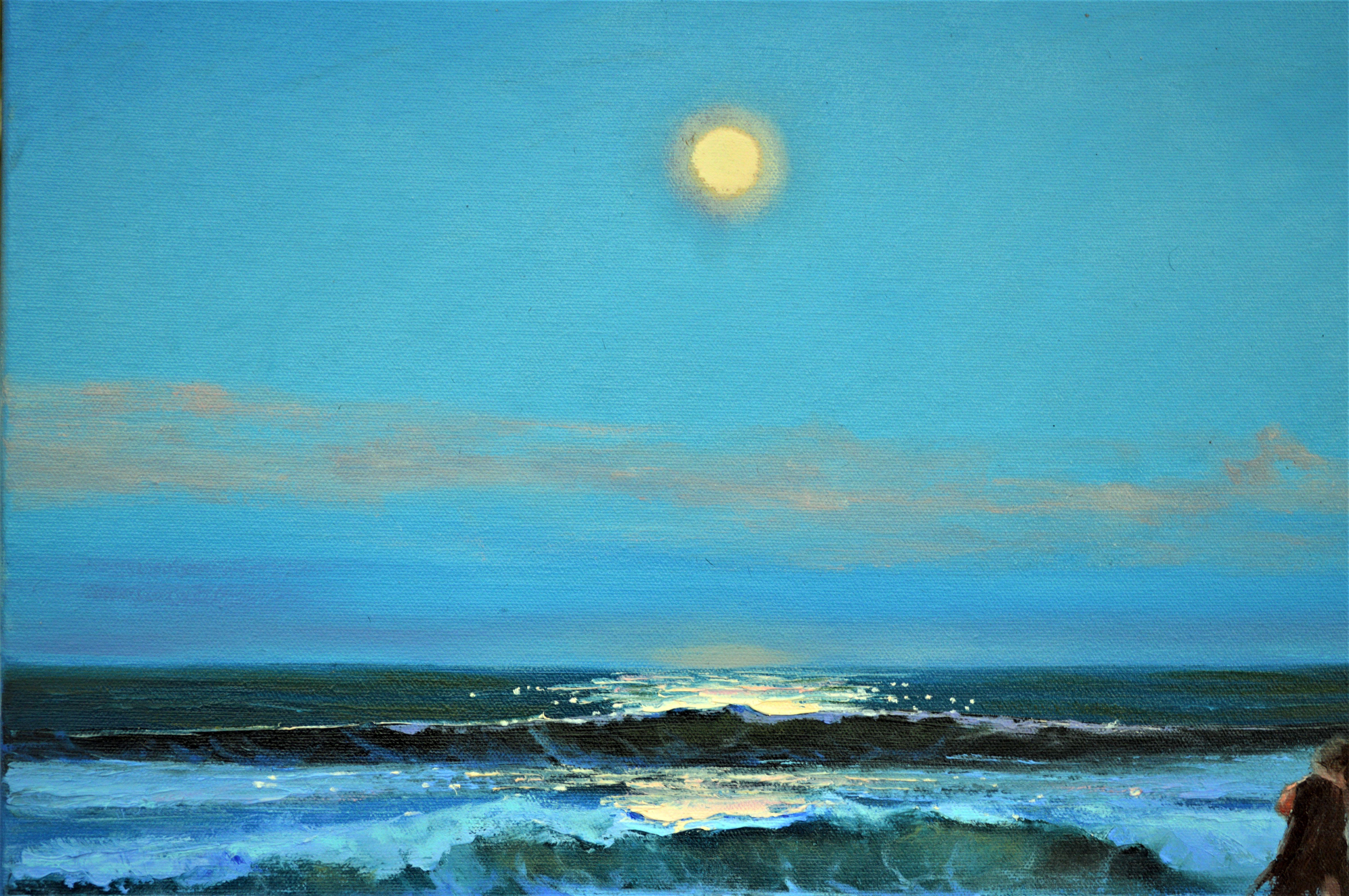 Moonlight 60X50 oil, Valentine’s Day gifts art For Sale 8