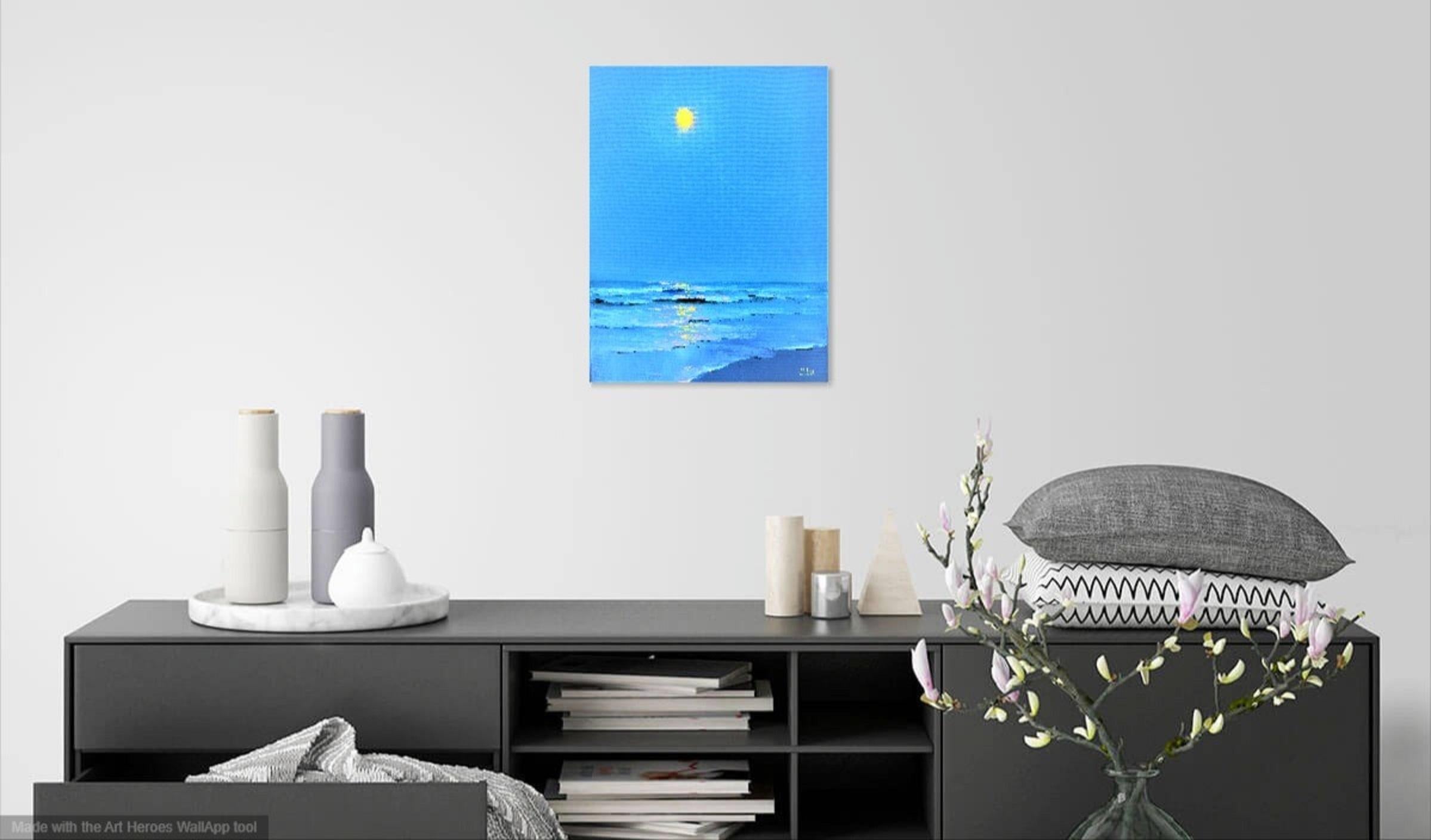 Noche de luna - Painting de Elena Lukina