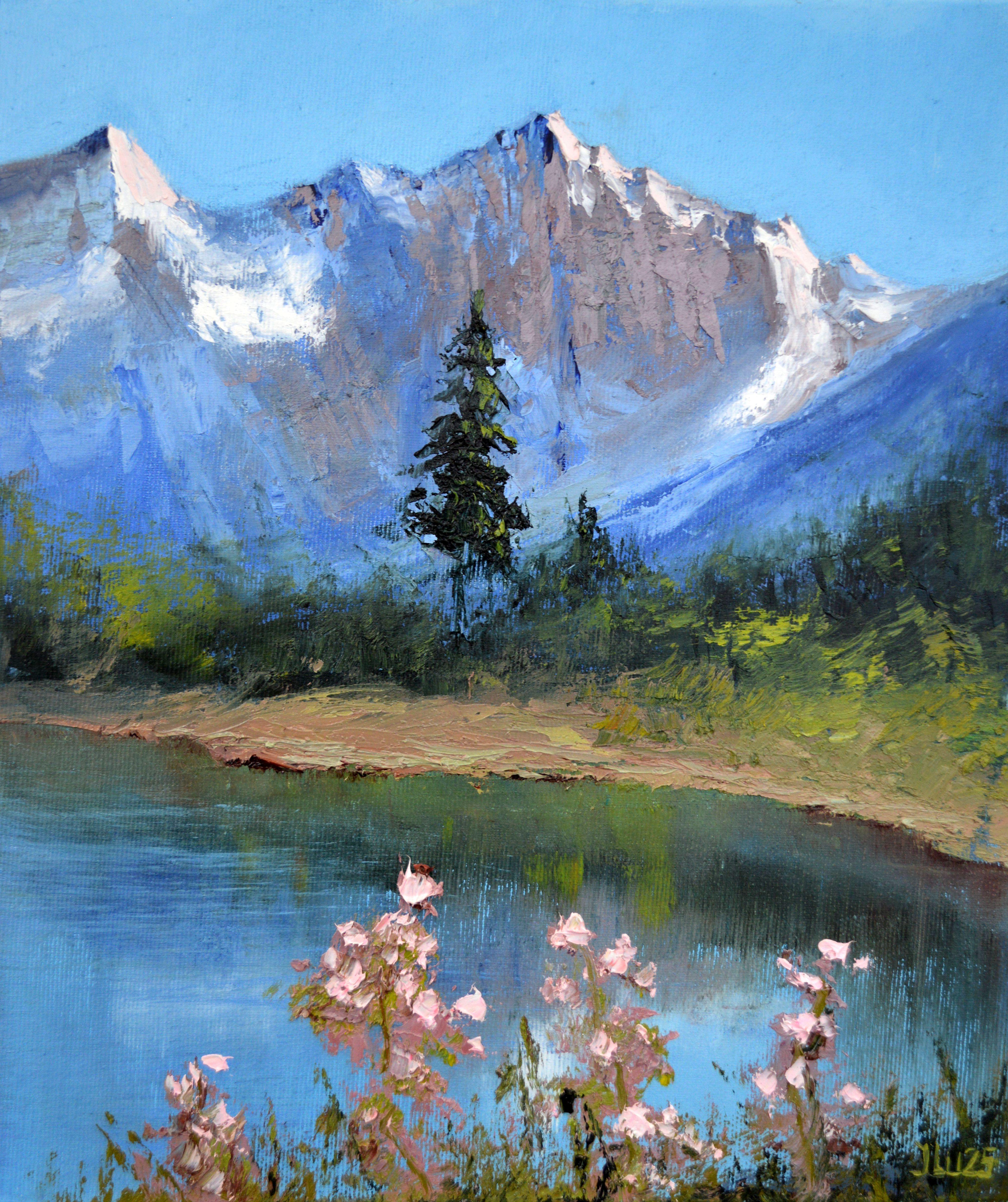 Interior Painting Elena Lukina - Fleurs de montagne