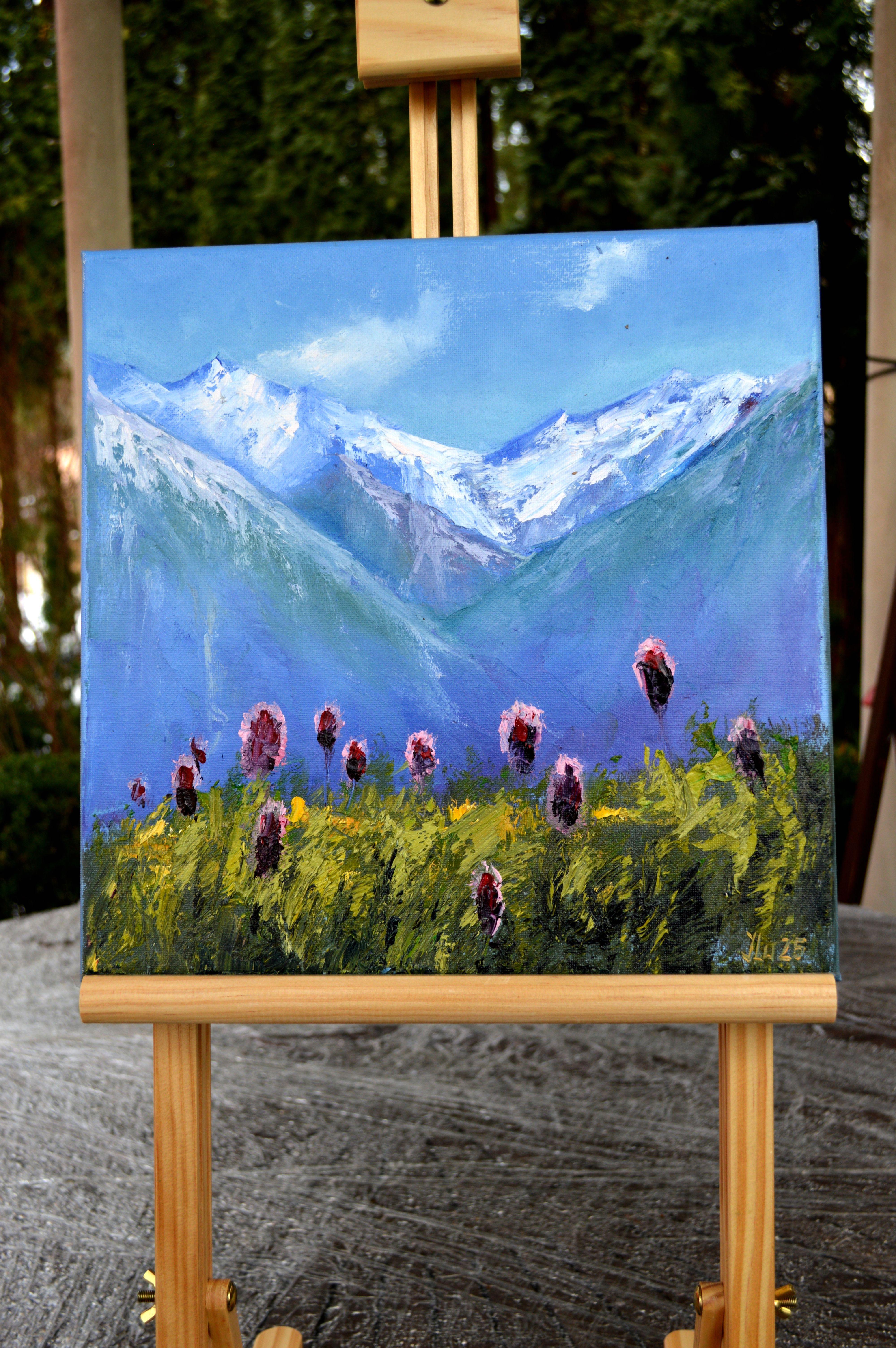 Bergkräuter – Painting von Elena Lukina